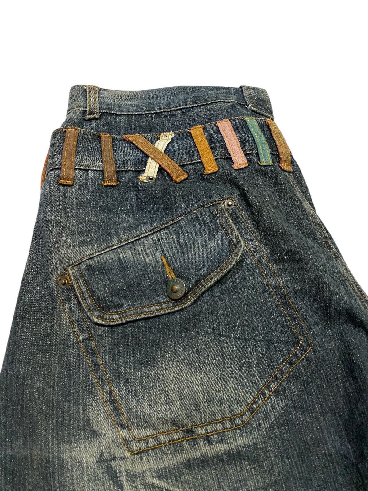 Japanese Brand Japanese Brand X Agate label ppfm style double knee jeans Size US 34 / EU 50 - 20 Thumbnail