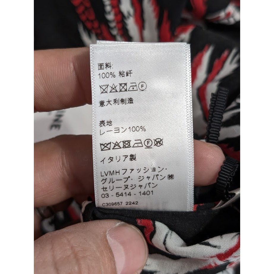 Celine o1rshd1 Chemise Hawaii Toile Shirt in Multicolor Size US XS / EU 42 / 0 - 19 Thumbnail