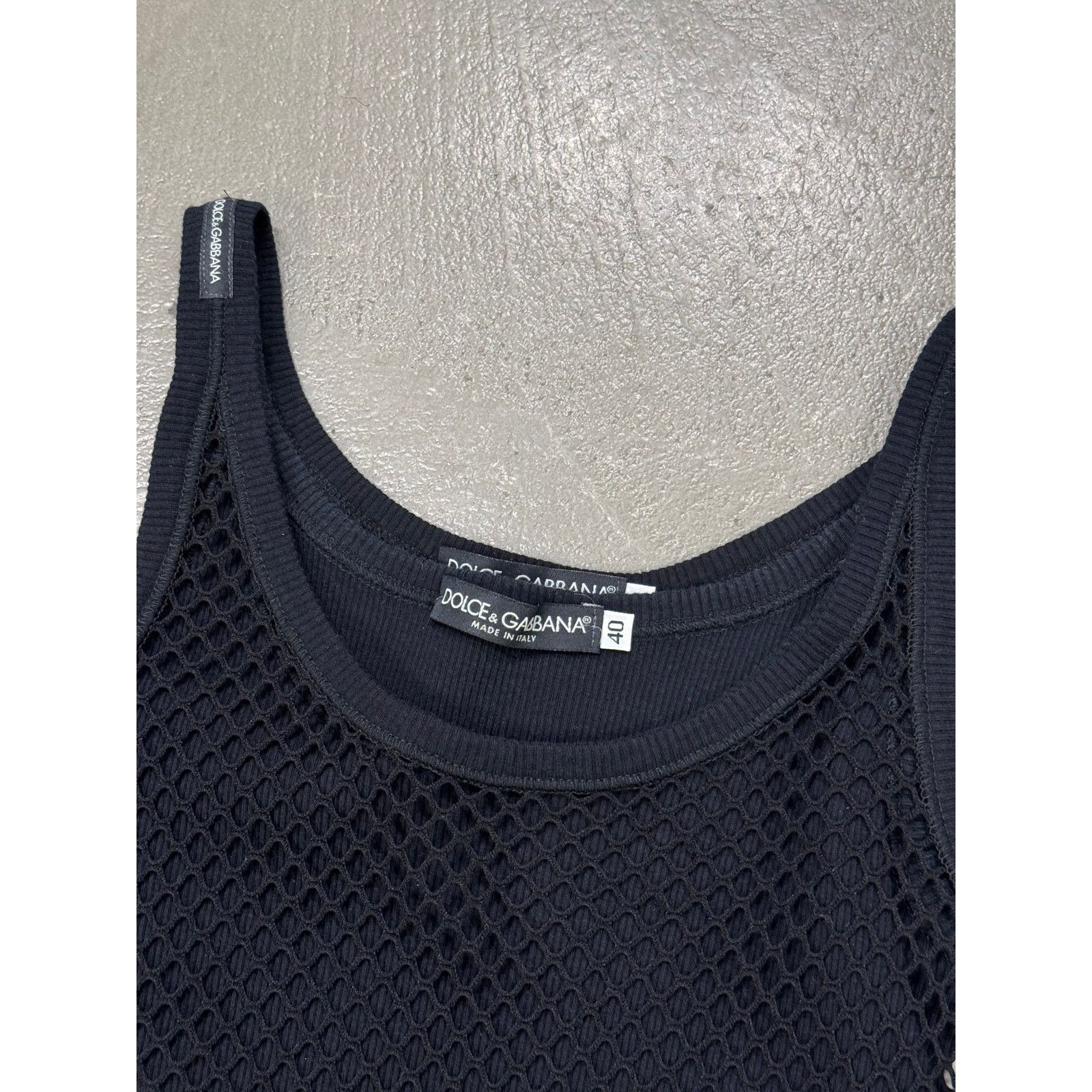 Dolce & Gabbana S/S2003 Dolce & Gabbana double layered net tank Size S / US 4 / IT 40 - 4 Thumbnail
