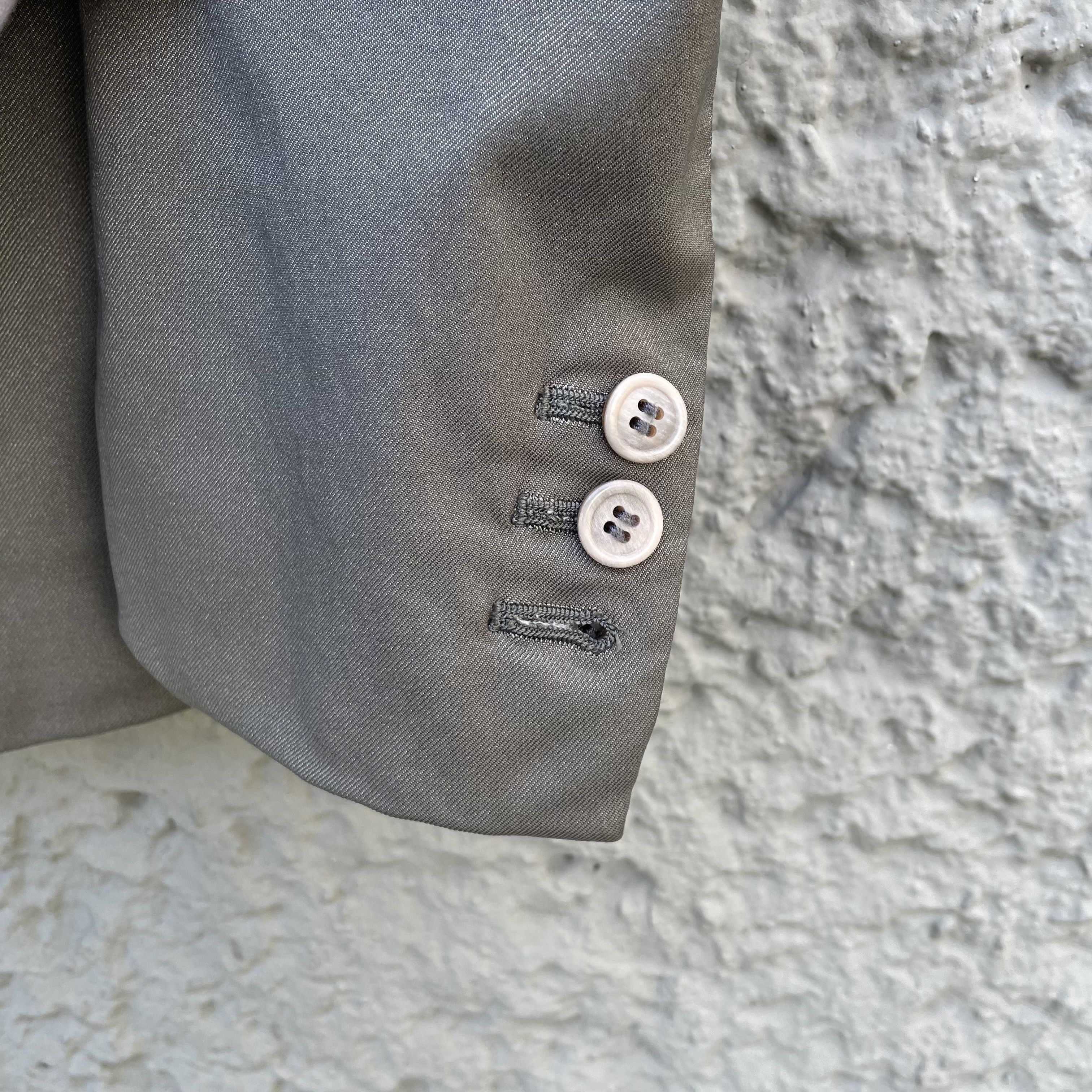 Comme des Garcons × Comme des Garcons Homme Plus CDG Homme Plus Light Grey Blazer Jacket S/S08 Size 50R - 6 Thumbnail