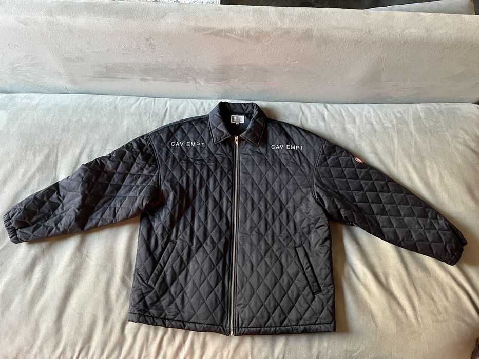 Cav Empt Cav Empt Quilt Zip Jacket Black large | Grailed