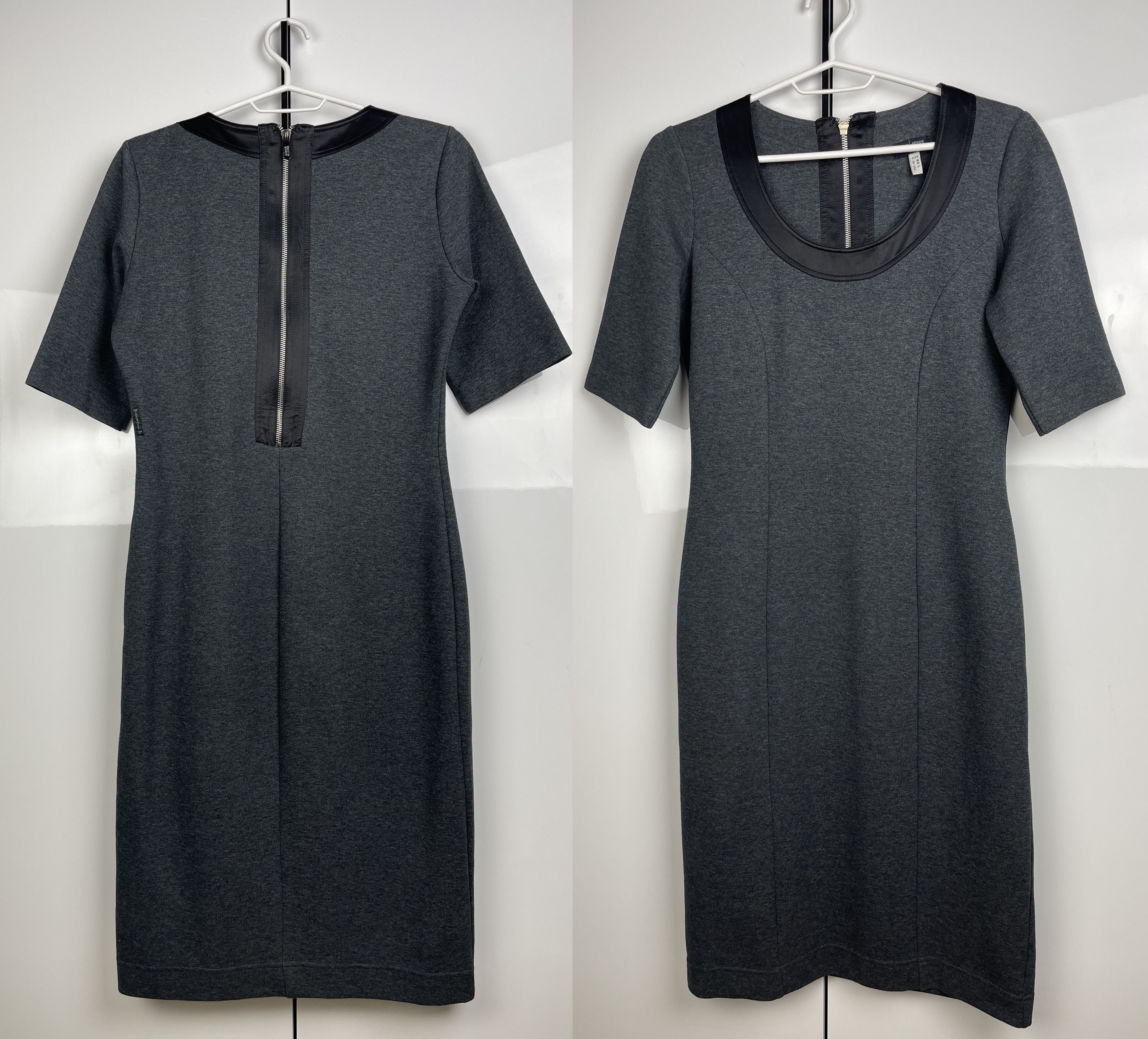 Armani Armani Jeans Vintage Cotton Dress Size L / US 10 / IT 46 - 1 Thumbnail