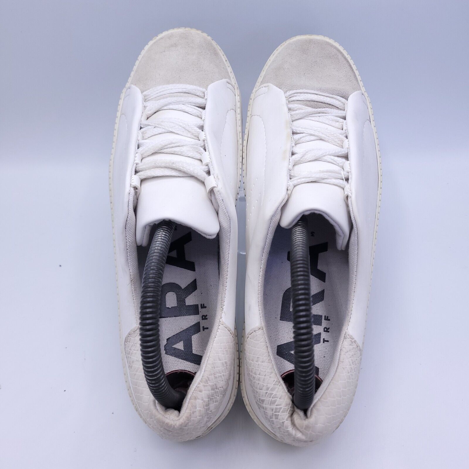 Zara Zara TRF Lace Up Sneaker Shoe Womens Size 9 7426/301/001 Size US 9 / IT 39 - 4 Thumbnail