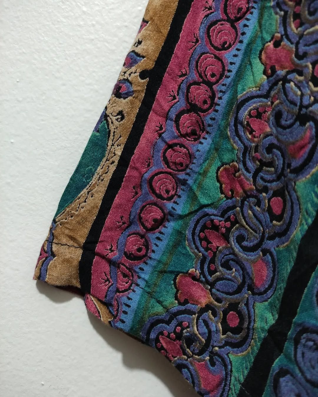 IOLANI Rare Vintage Iolani Rayon Paisley Floral Ethnic Size US M / EU 48-50 / 2 - 10 Thumbnail