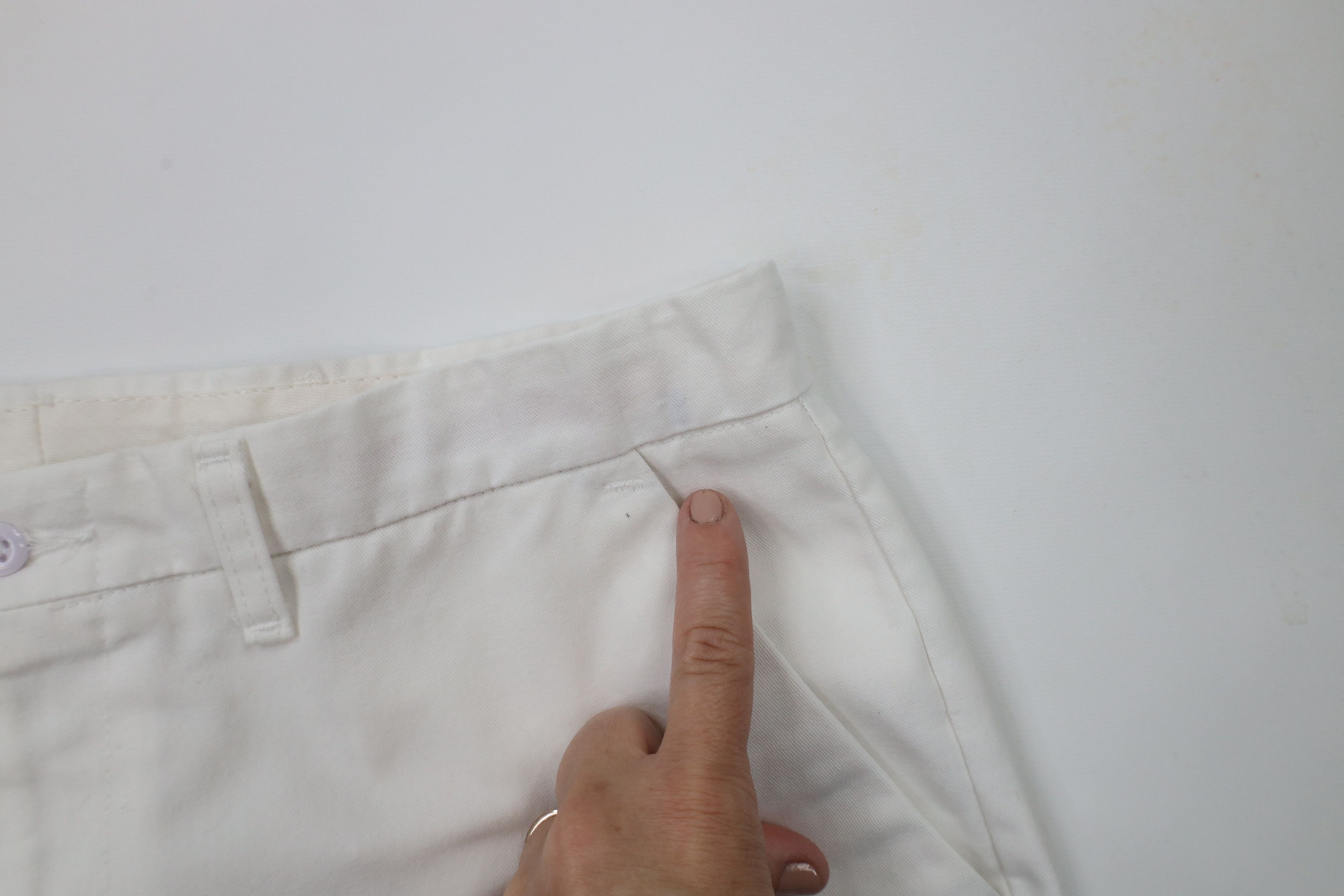 Vintage Vintage 90s Streetwear Mechanic Work Painter Pants White Size US 34 / EU 50 - 5 Thumbnail
