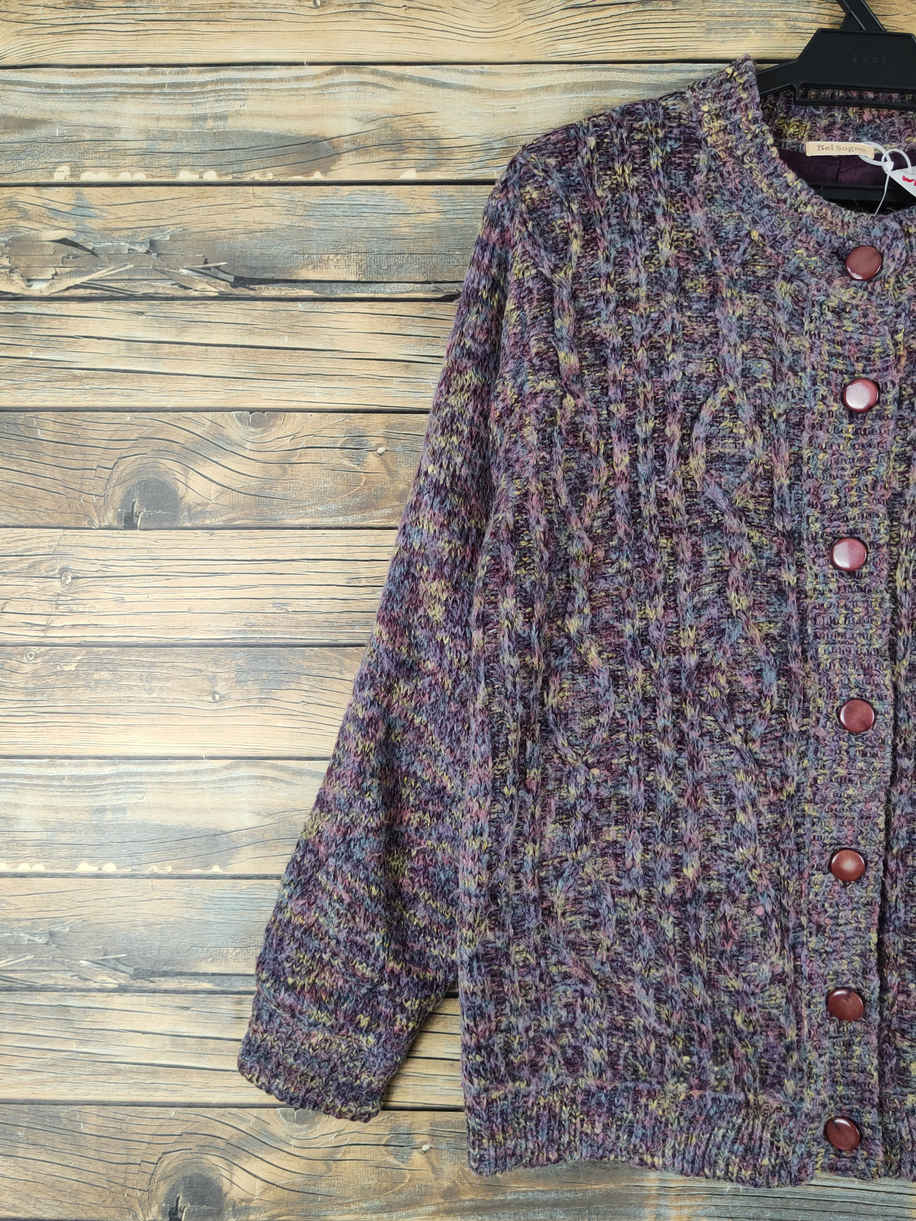 Japanese Brand × Vintage Bel Sogno Purple Knitwear Sweaters #W1439 Size S / US 4 / IT 40 - 3 Thumbnail