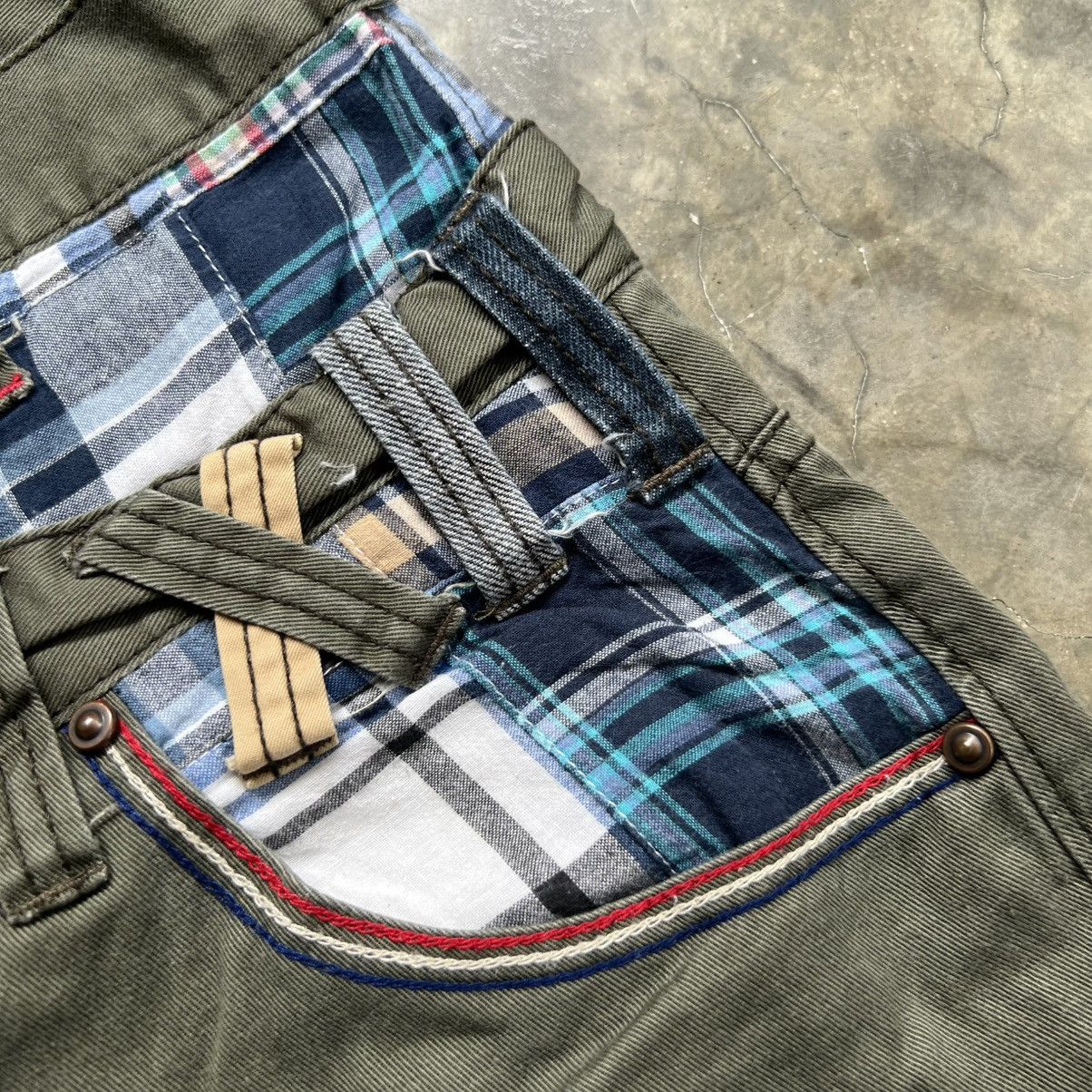 Japanese Brand 2000’s Doublefocus Vkei Style Double Waist Short Pants Size US 33 - 5 Thumbnail