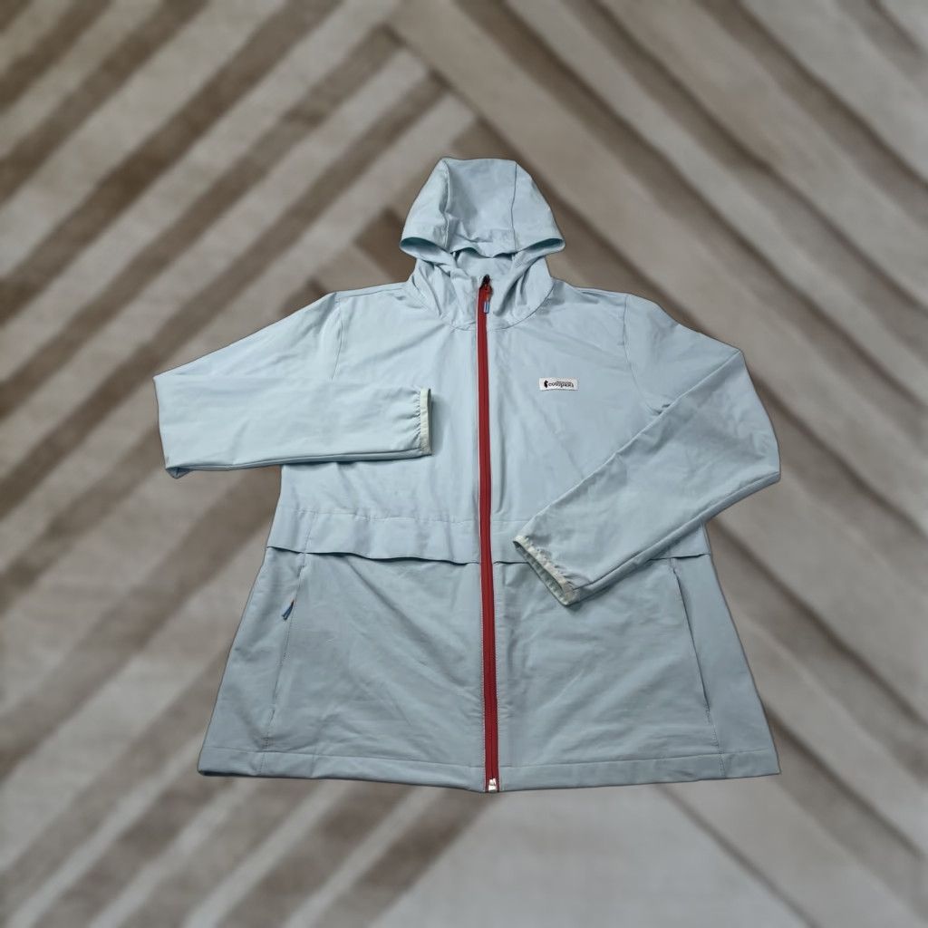 Cotopaxi Cotopaxi Viento Jacket Windbreaker Hooded Travel Women S Blue Full Zip Modern Nylon Size S / US 4 / IT 40 - 1 Thumbnail