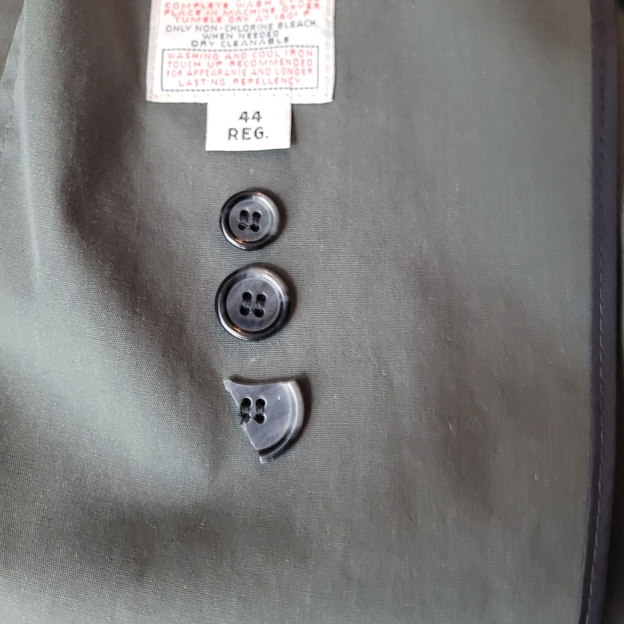 London Fog Vtg London Fog Mens Double-Breasted Trench Coat 44 Regular G Size US L / EU 52-54 / 3 - 10 Thumbnail