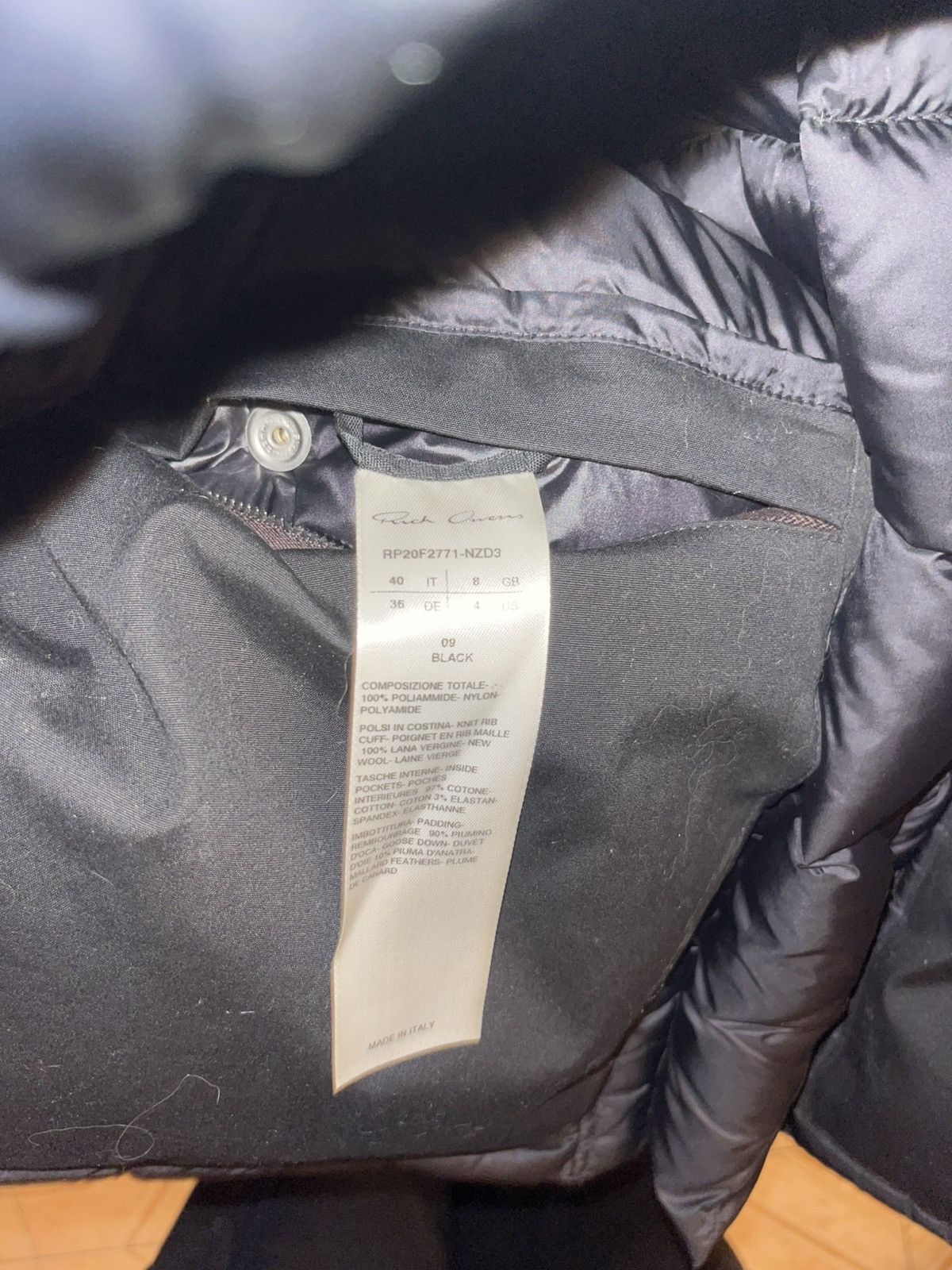 Rick Owens × Rick Owens Drkshdw Performa Mountain Duvet Down Puffer Jacket Cropped fw/21 Size US M / EU 48-50 / 2 - 8 Thumbnail