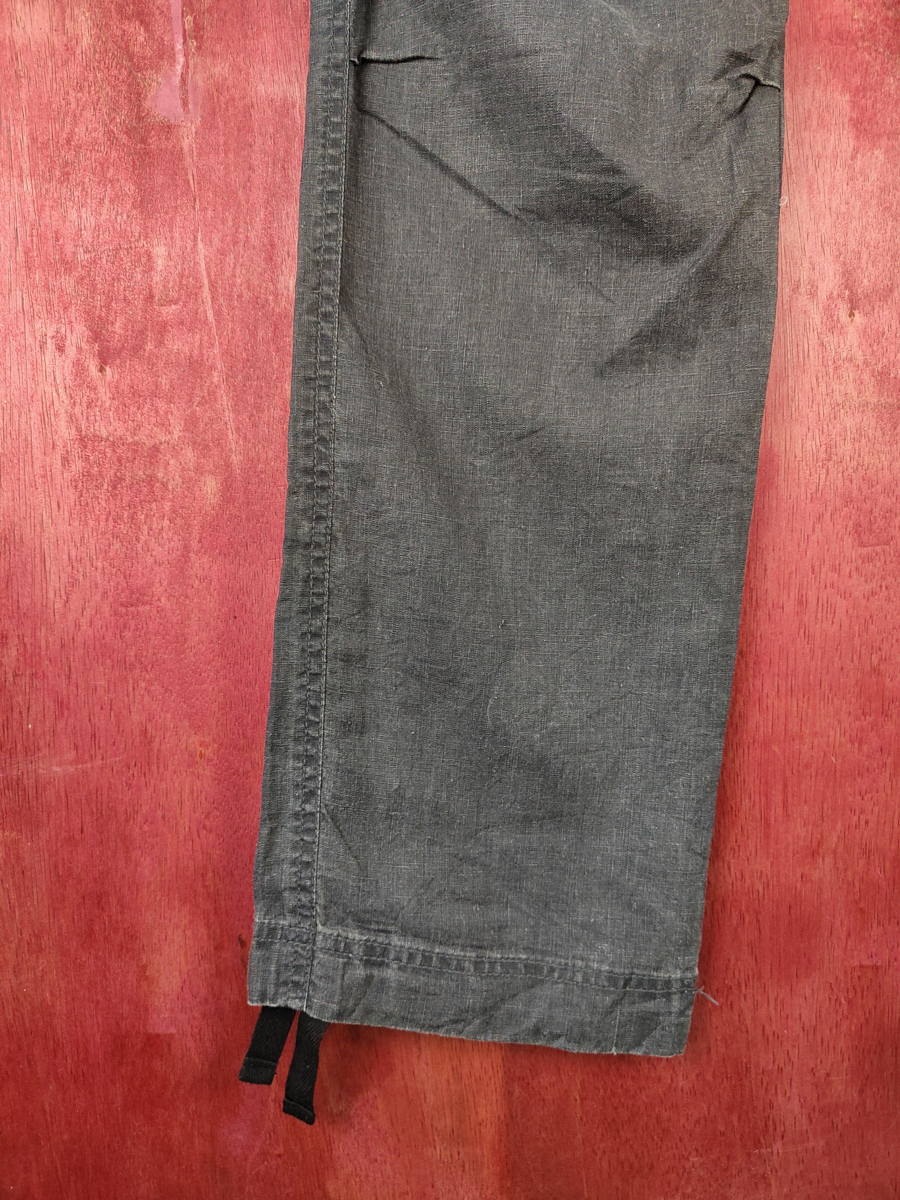 Japanese Brand Uniqlo Black Multipocket Tactical Cargo Pants #S1282 Size US 31 - 4 Thumbnail
