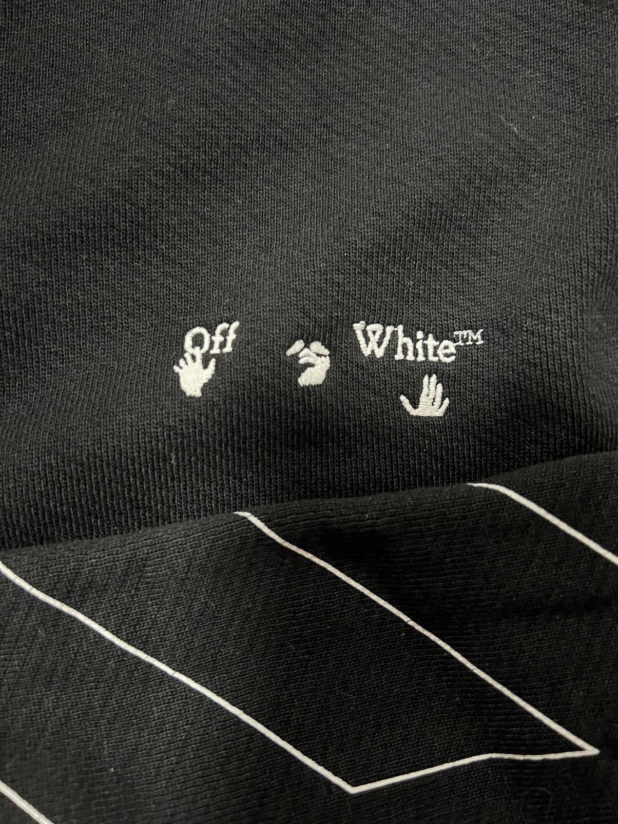 Off-White OFF-WHITE Diagonal Logo Sweatshirt Size US L / EU 52-54 / 3 - 4 Thumbnail