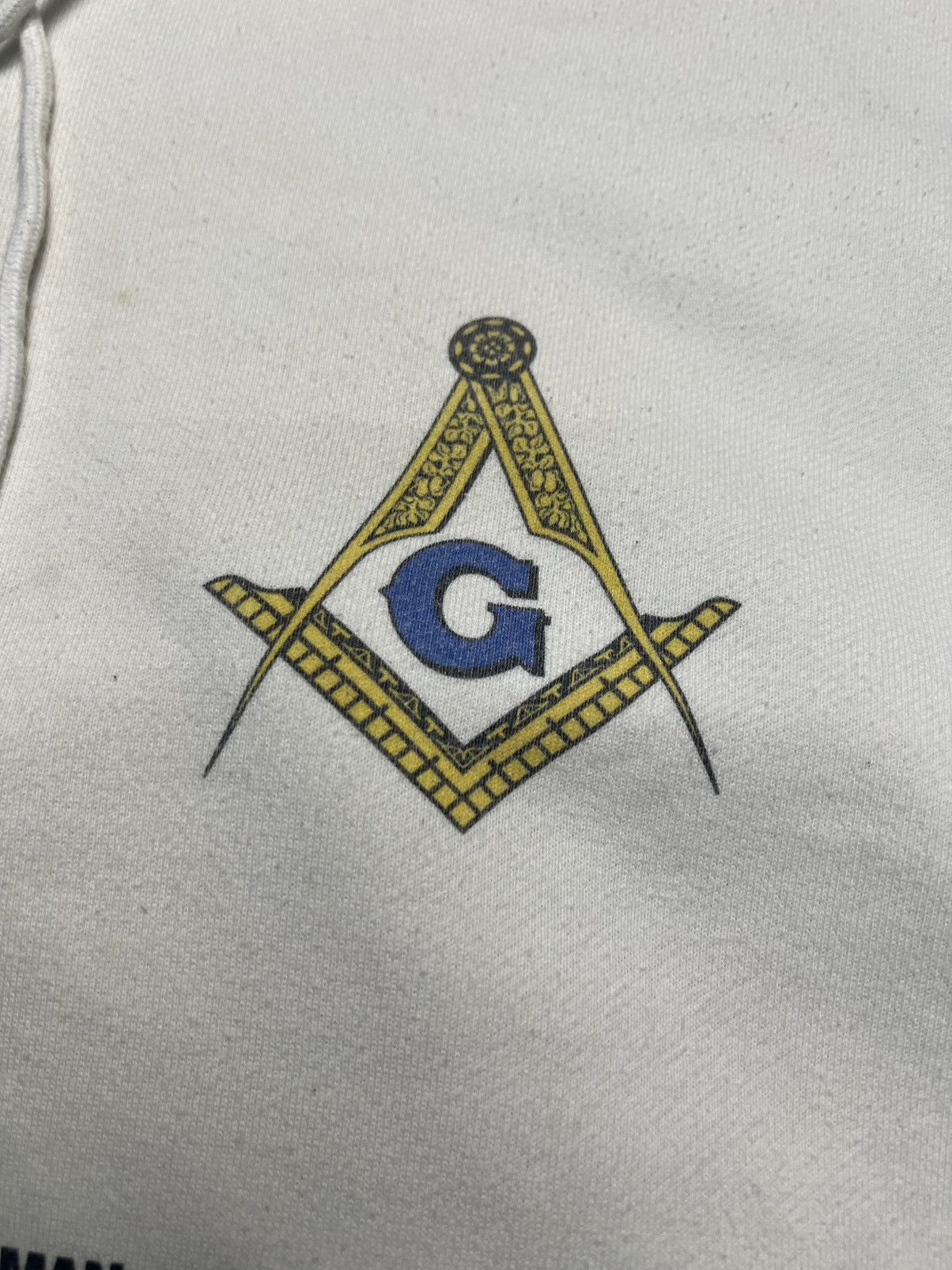 Japanese Brand LEGENDA Tokyo "Masonic Brotherhood" Graphic Hoodie (44) Size US M / EU 48-50 / 2 - 5 Thumbnail