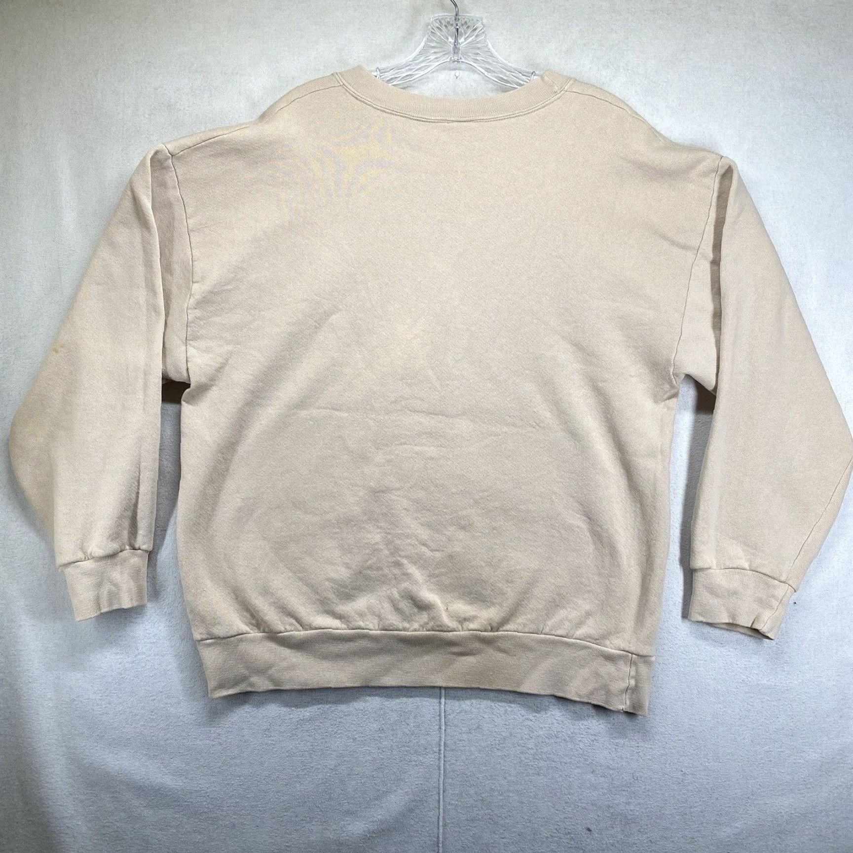 Vintage Vintage Unisex Bird Sweatshirt Adult Medium Beige Faded Graphic Print Winter Cottagecore Size M / US 6-8 / IT 42-44 - 3 Thumbnail