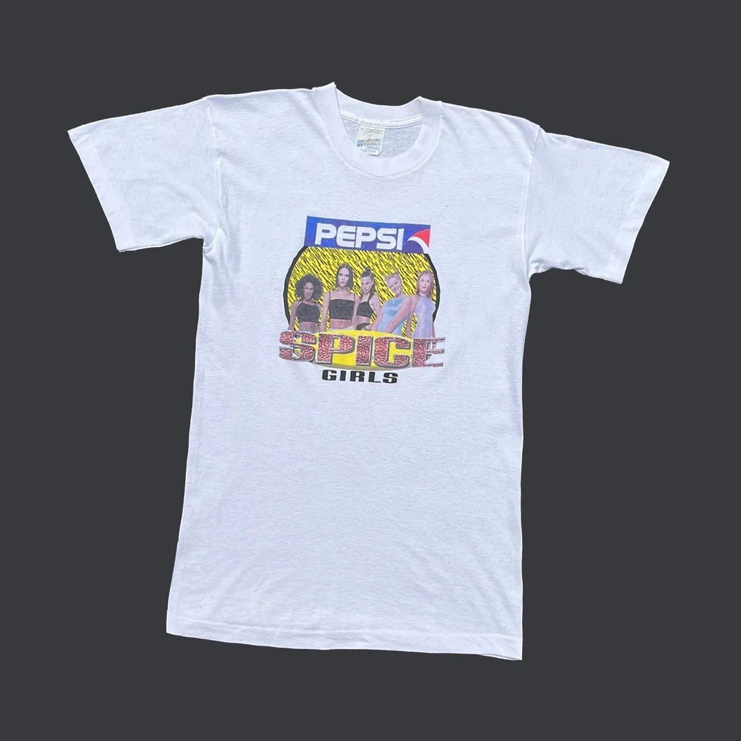 Vintage Spice Girls 97 90s Spice World Movie Pepsi Promo Vtg Tee Size US M / EU 48-50 / 2 - 1 Thumbnail
