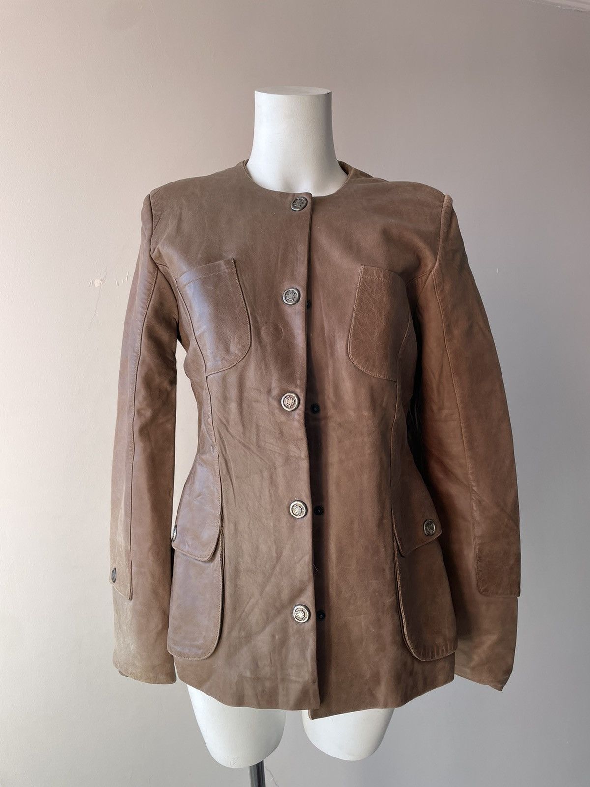 Vintage Vintage leather jacket Size L / US 10 / IT 46 - 9 Thumbnail