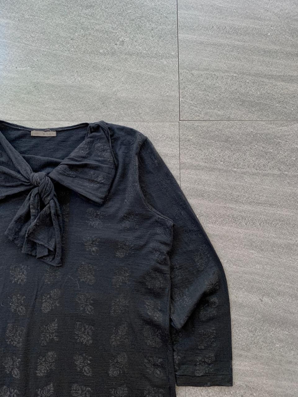 Yohji Yamamoto FREE TAX! Yohji Yamamoto's Y's Bow Tie Tops Size US S / EU 44-46 / 1 - 3 Thumbnail