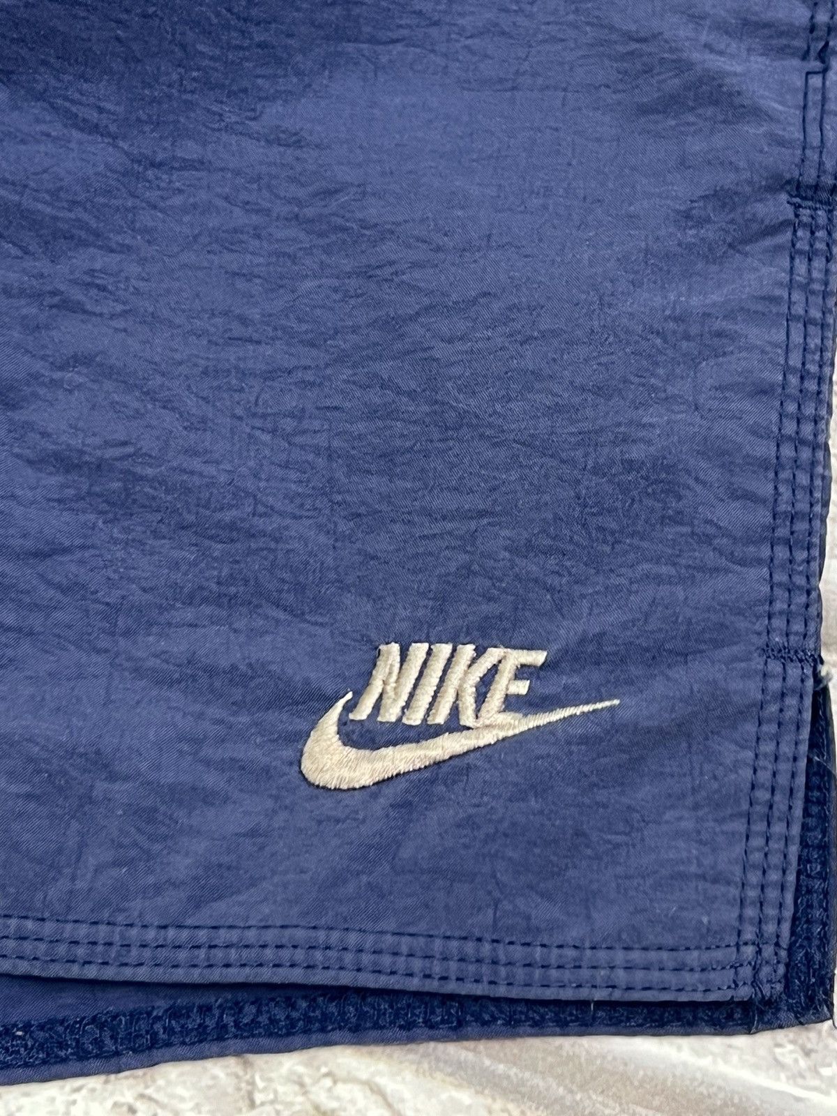 Nike × Vintage Vintage 90s Nike Logo Retro Nylon Swimming Shorts Y2K Hype Size US 34 / EU 50 - 4 Thumbnail