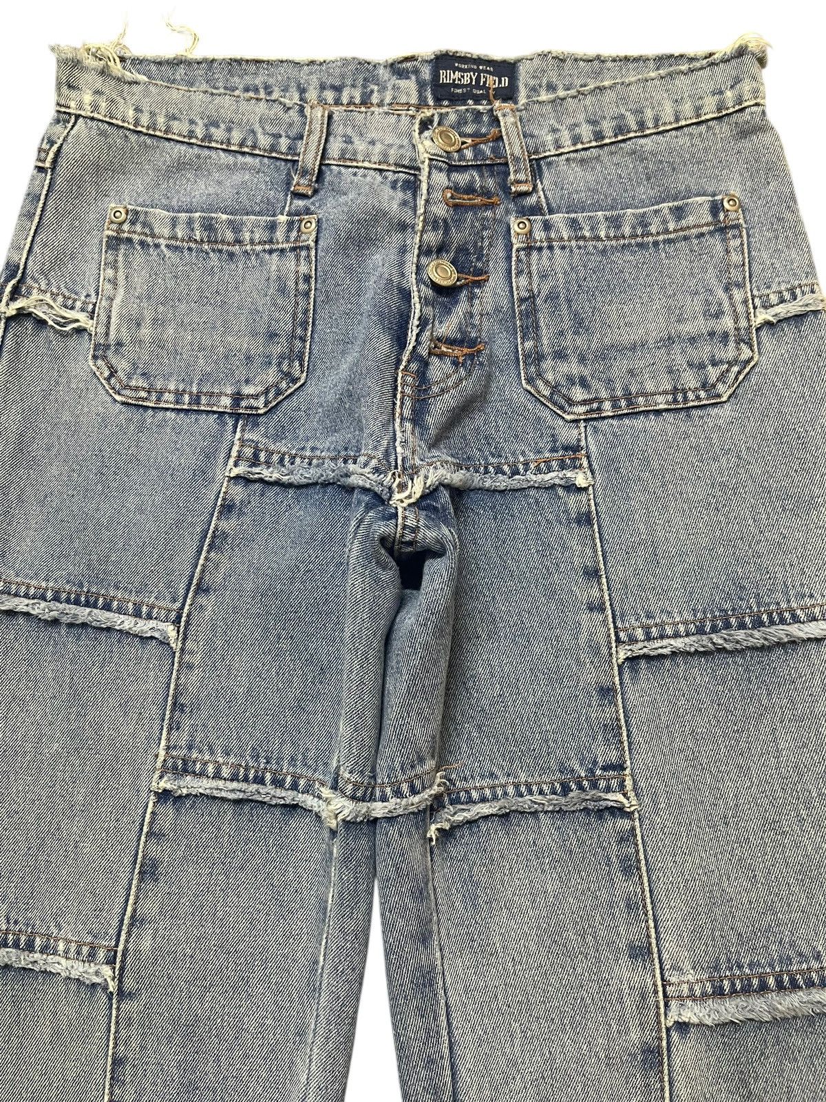 Hysteric Glamour Vintage Japanese Hagi Patchwork Hysteric Style Flared Jeans Size US 30 / EU 46 - 3 Thumbnail