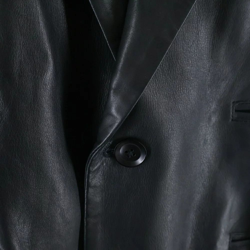 Yohji Yamamoto yohji yamamoto ×BACKRUSH LETHER TAILOLED JACKET Size US M / EU 48-50 / 2 - 6 Thumbnail