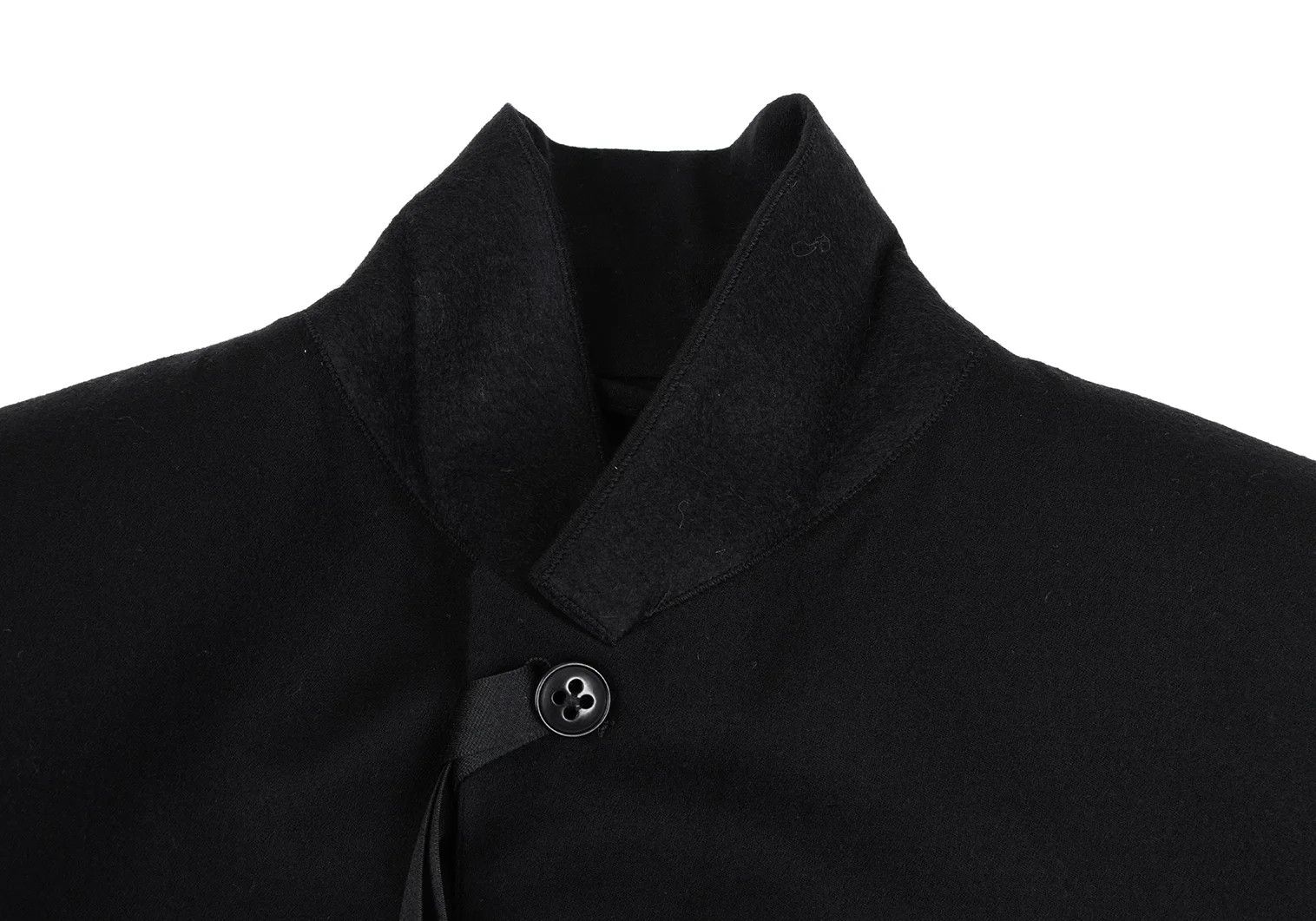 Ann Demeulemeester Wool Strap Design Jacket in Black, Size XXS Size US XXS / EU 40 - 4 Thumbnail