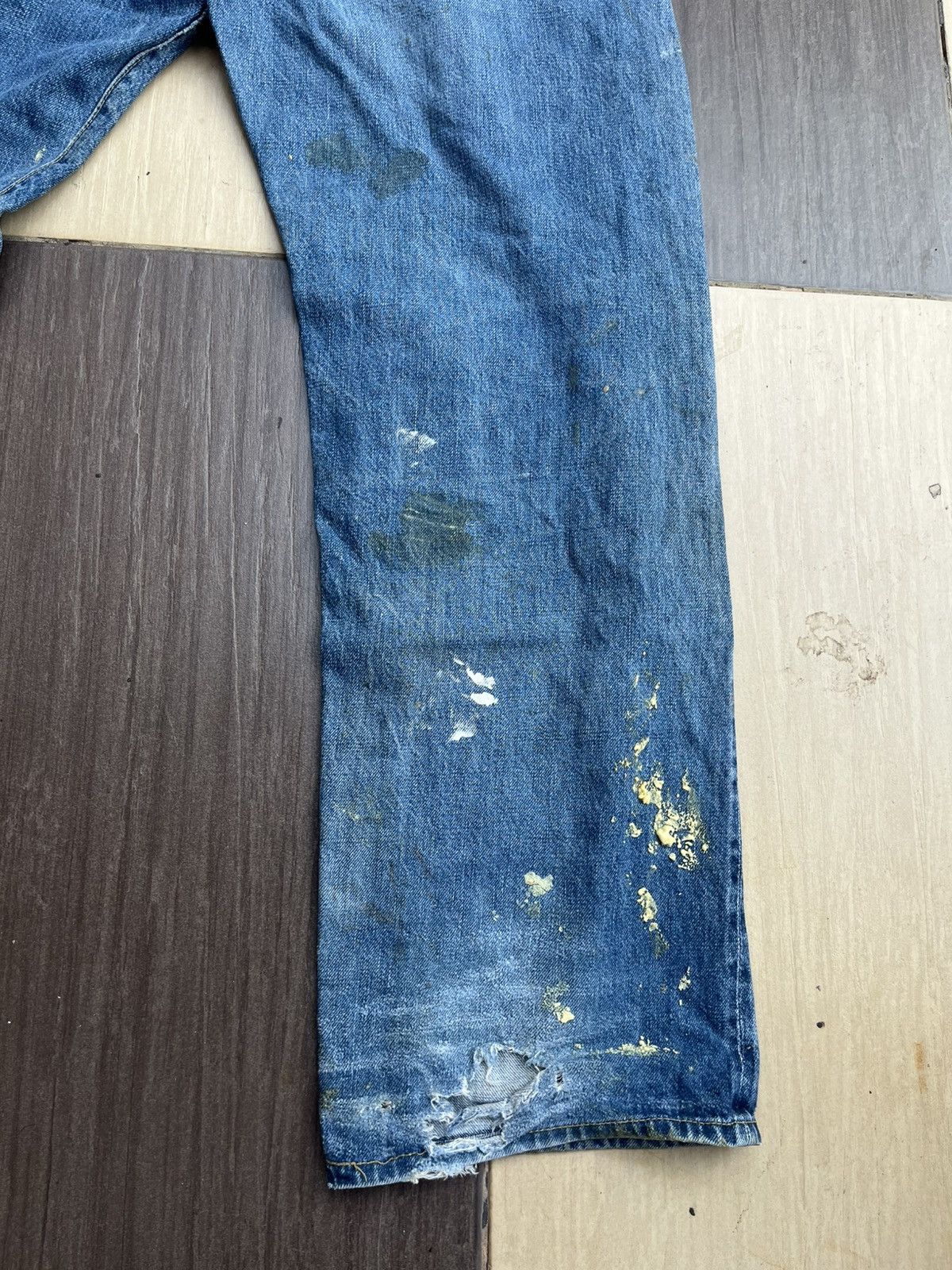 Japanese Brand Salty dog distressed denim Size US 32 / EU 48 - 13 Thumbnail