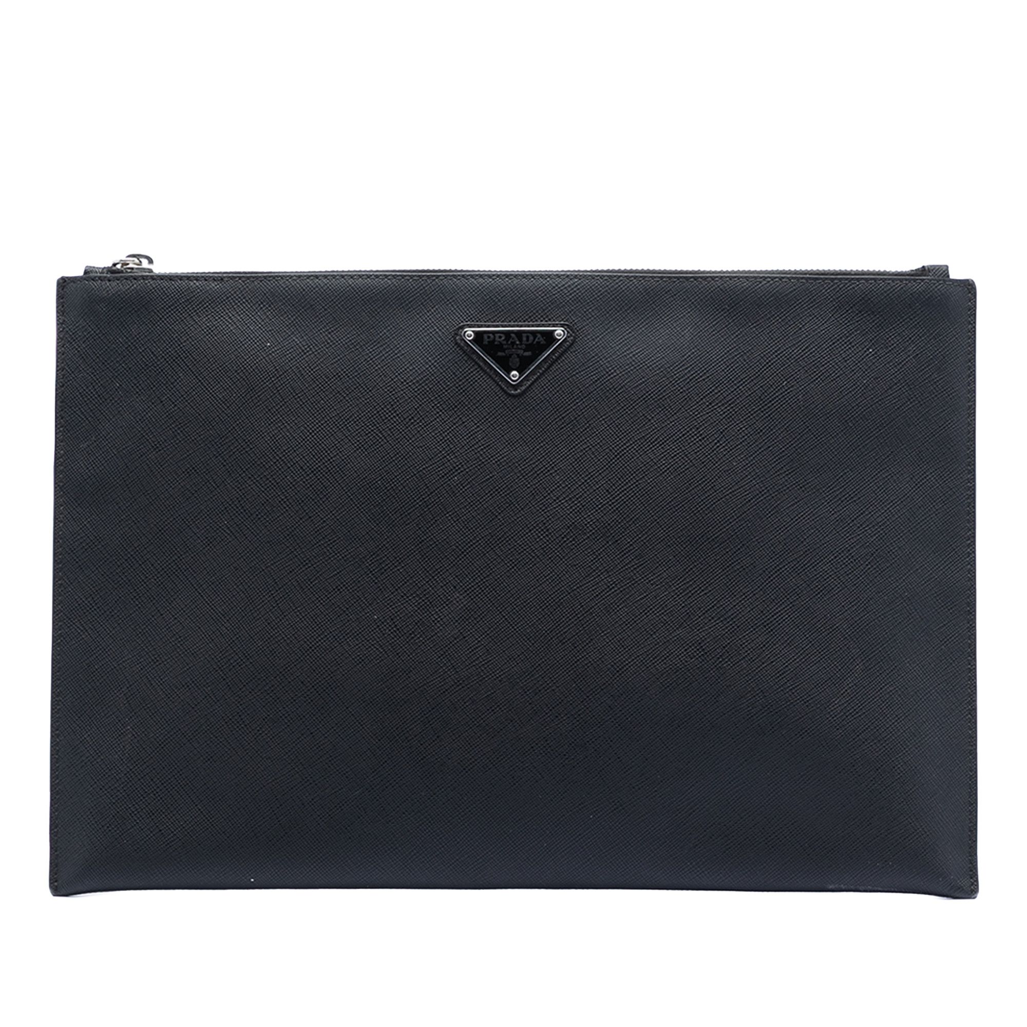Prada Prada Saffiano Clutch Size ONE SIZE - 1 Thumbnail