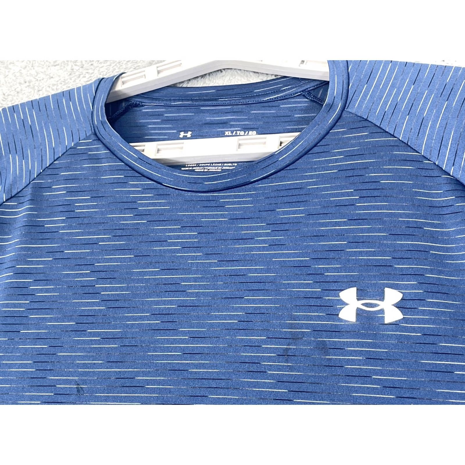 Under Armour Under Armour Shirt Mens XL Tech Tee Athletic Loose Fit Performance Lightweight Blue Shirt Casual Gym Run Size US XL / EU 56 / 4 - 5 Thumbnail