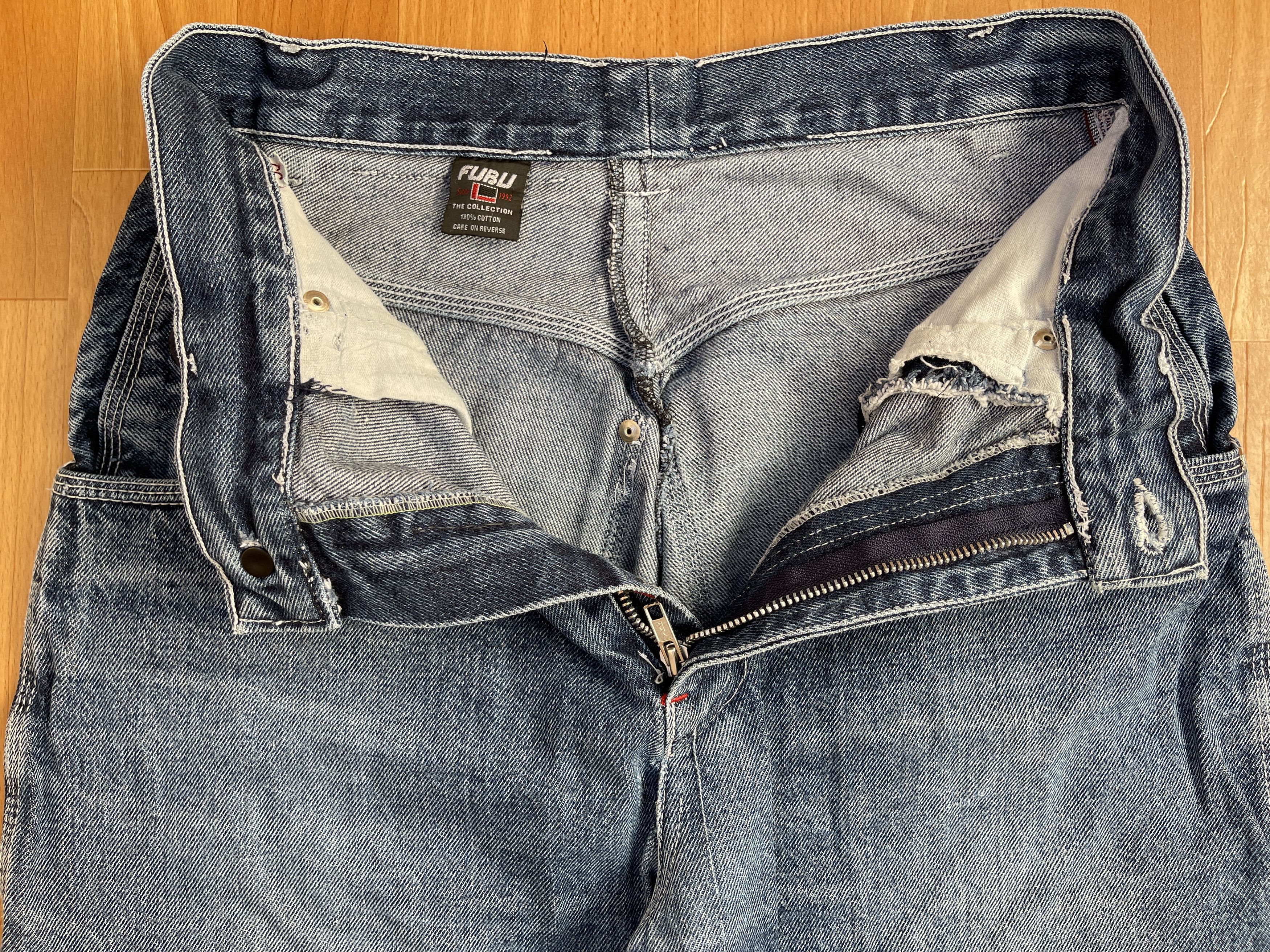 Fubu FUBU jeans, vintage baggy jeans, 90s hip hop skater Y2K 30 Size US 30 / EU 46 - 12 Thumbnail