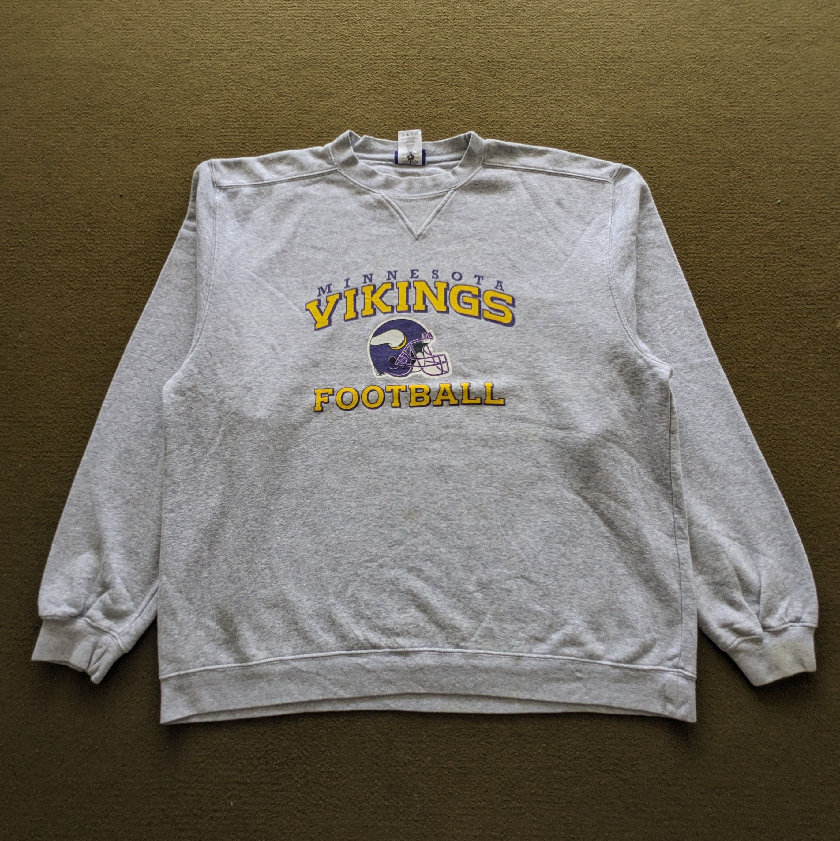 Vintage Vintage MINNESOTA VIKINGS Football NFL Reebok Sweatshirt Size US XL / EU 56 / 4 - 1 Thumbnail