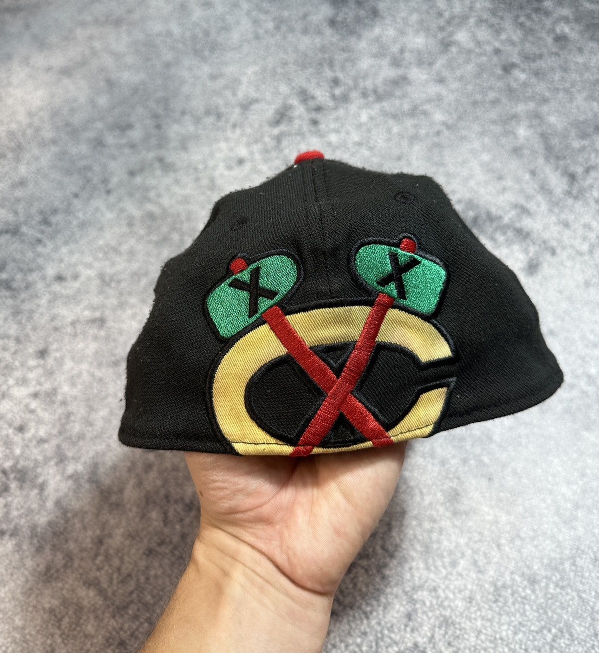 NHL × New Era New Era Chicago Black Hawks Cap NHL Streetwear USA rare Hat Size ONE SIZE - 2 Thumbnail