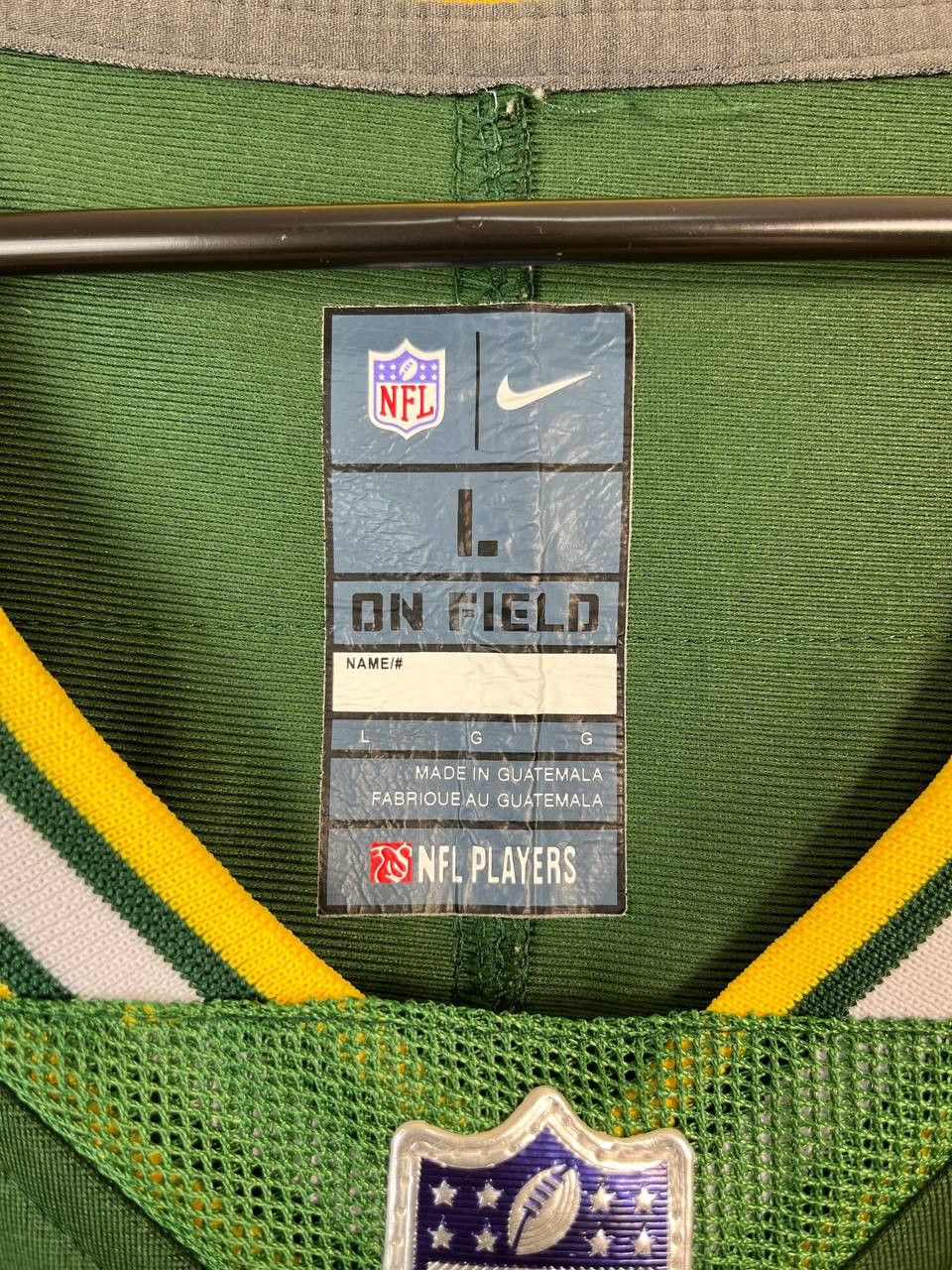 Nike BAY PACKERS ARTHUR #18 NFL ON FIELD NIKE JERSEY SIZE L Size US L / EU 52-54 / 3 - 2 Thumbnail