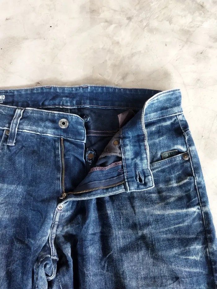 Vintage VINTAGE REVEND SUPER SLIM BLUE JEANS PANTS Size US 34 / EU 50 - 6 Thumbnail
