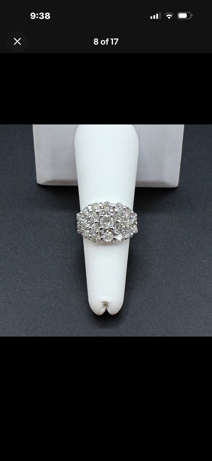 Other 14kt white gold 2.50 carats of natural diamonds Size ONE SIZE - 3 Thumbnail