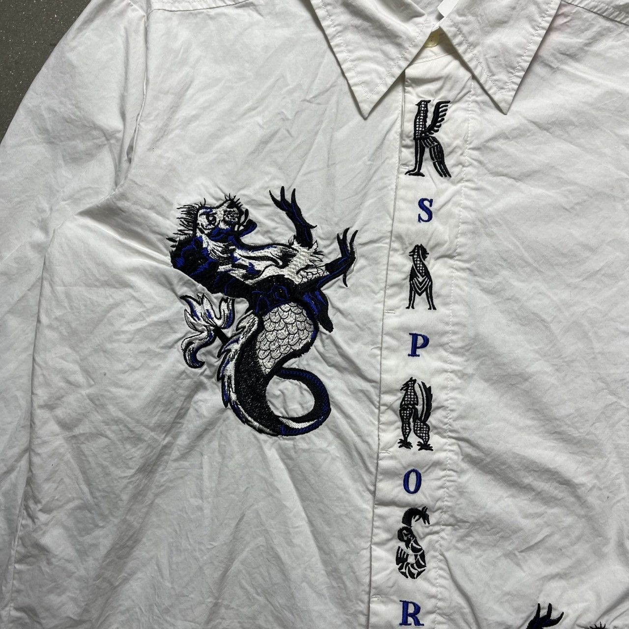 Japanese Brand × Le Grande Bleu (L.G.B.) Kansai Sports Dragon Shirt Size US M / EU 48-50 / 2 - 7 Thumbnail