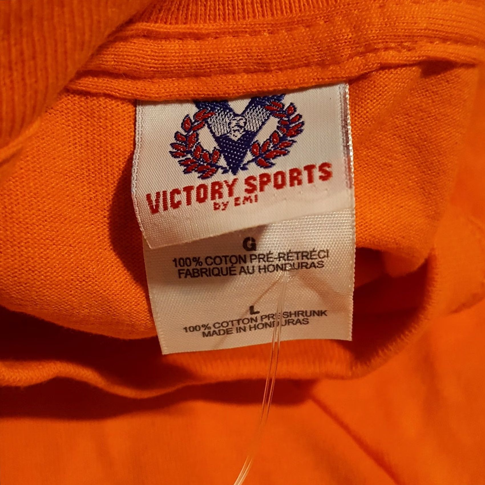Victory Sportswear VINTAGE Auburn Tigers Men's Large NCAA University Basketball Logo T Shirt Size US L / EU 52-54 / 3 - 7 Thumbnail