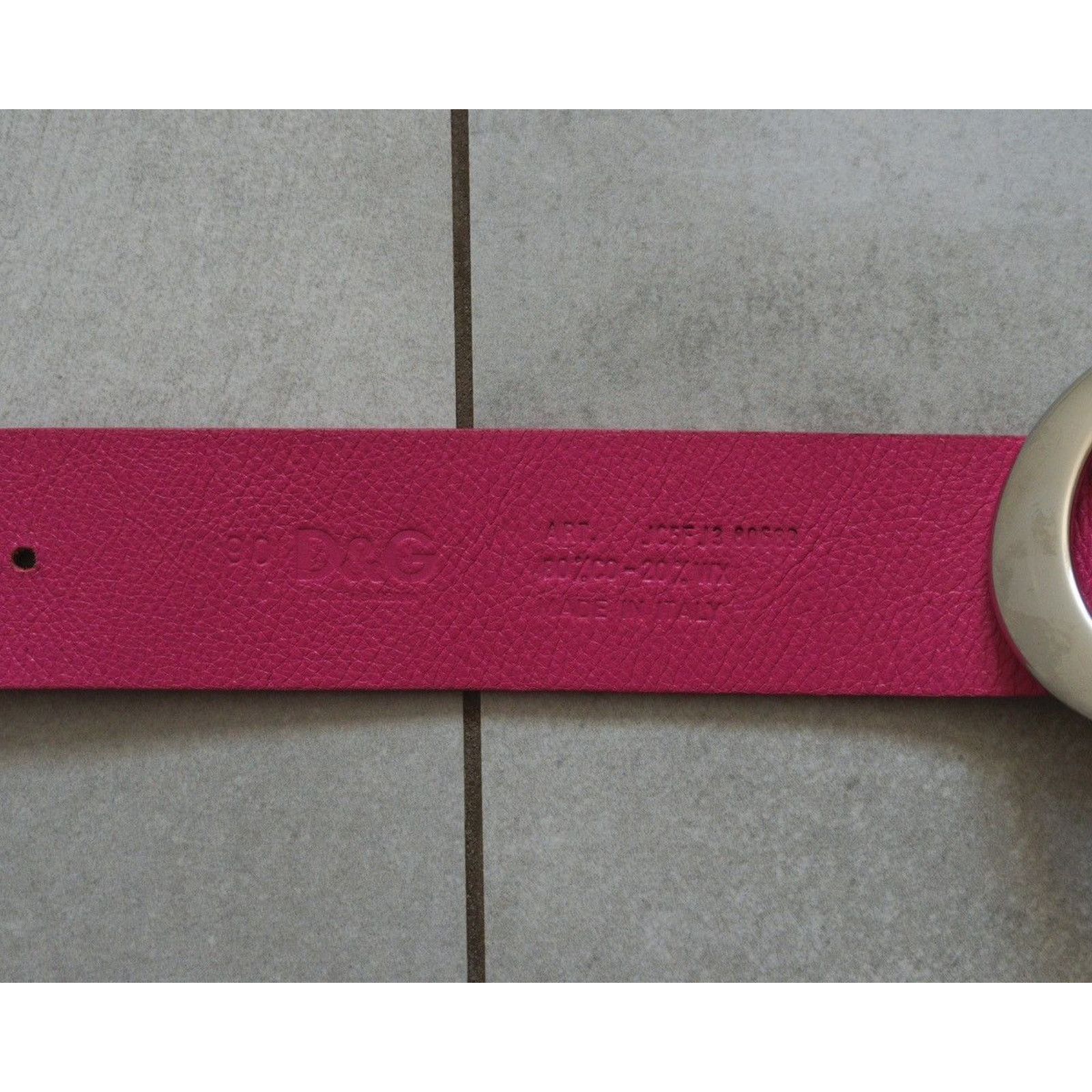 Dolce & Gabbana Dolce gabbana logo two tone pink green nylon leather belt Size ONE SIZE - 6 Thumbnail