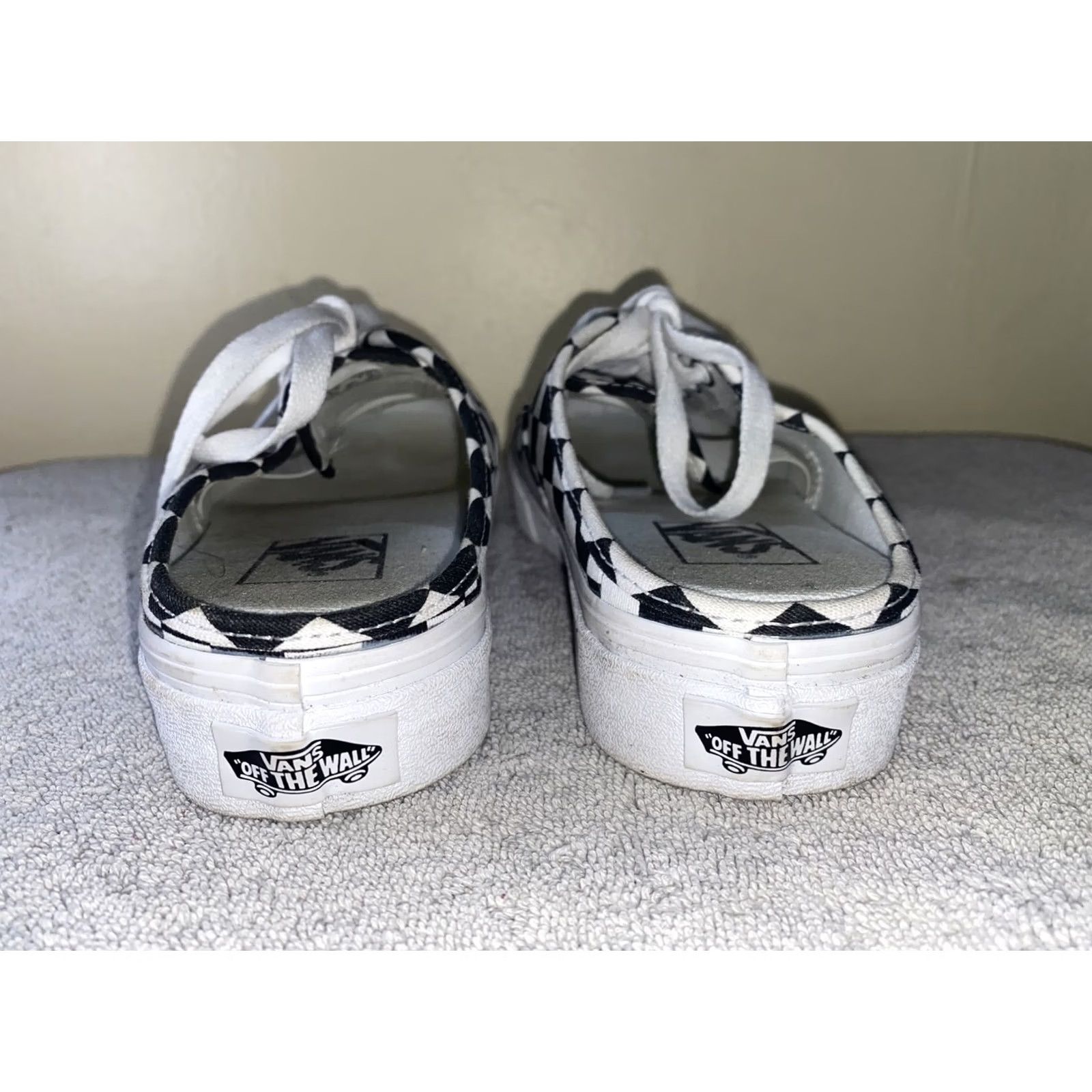 Vans VANS Slip-On Women's Sneakers Black White Checker Size 6 US 6 UK 8 Colorful Athletic Shoes Men's? Size US 8 / IT 38 - 5 Thumbnail