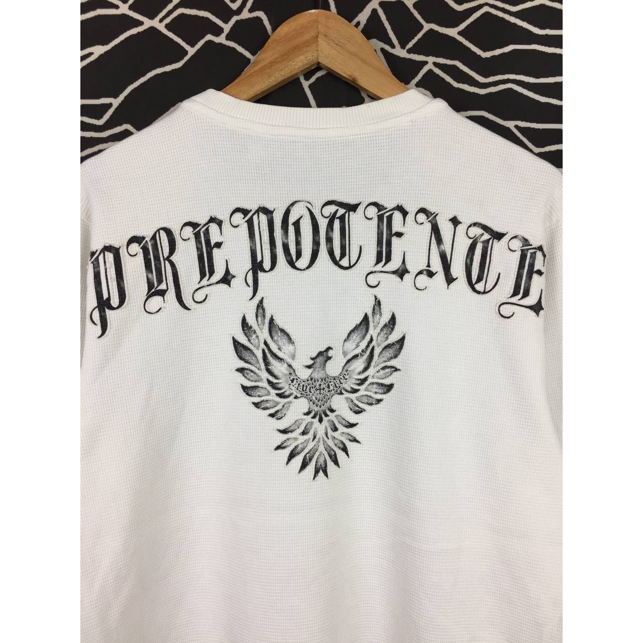 Japanese Brand Prepotente American Legend Phoenix Graphic Waffle Knit Tee Size US M / EU 48-50 / 2 - 8 Thumbnail