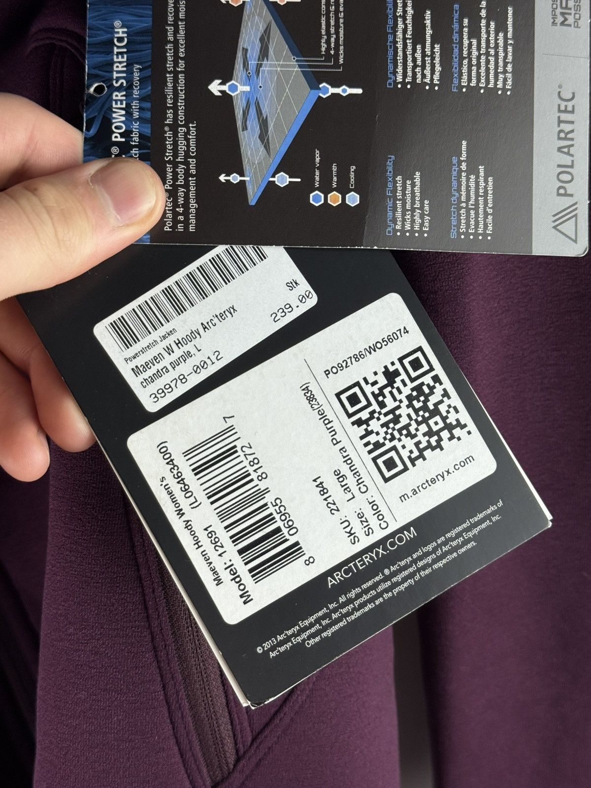 Arc'teryx Arc’teryx Maeven W Polartec Hoodie Fleece new with tags Size L / US 10 / IT 46 - 6 Thumbnail