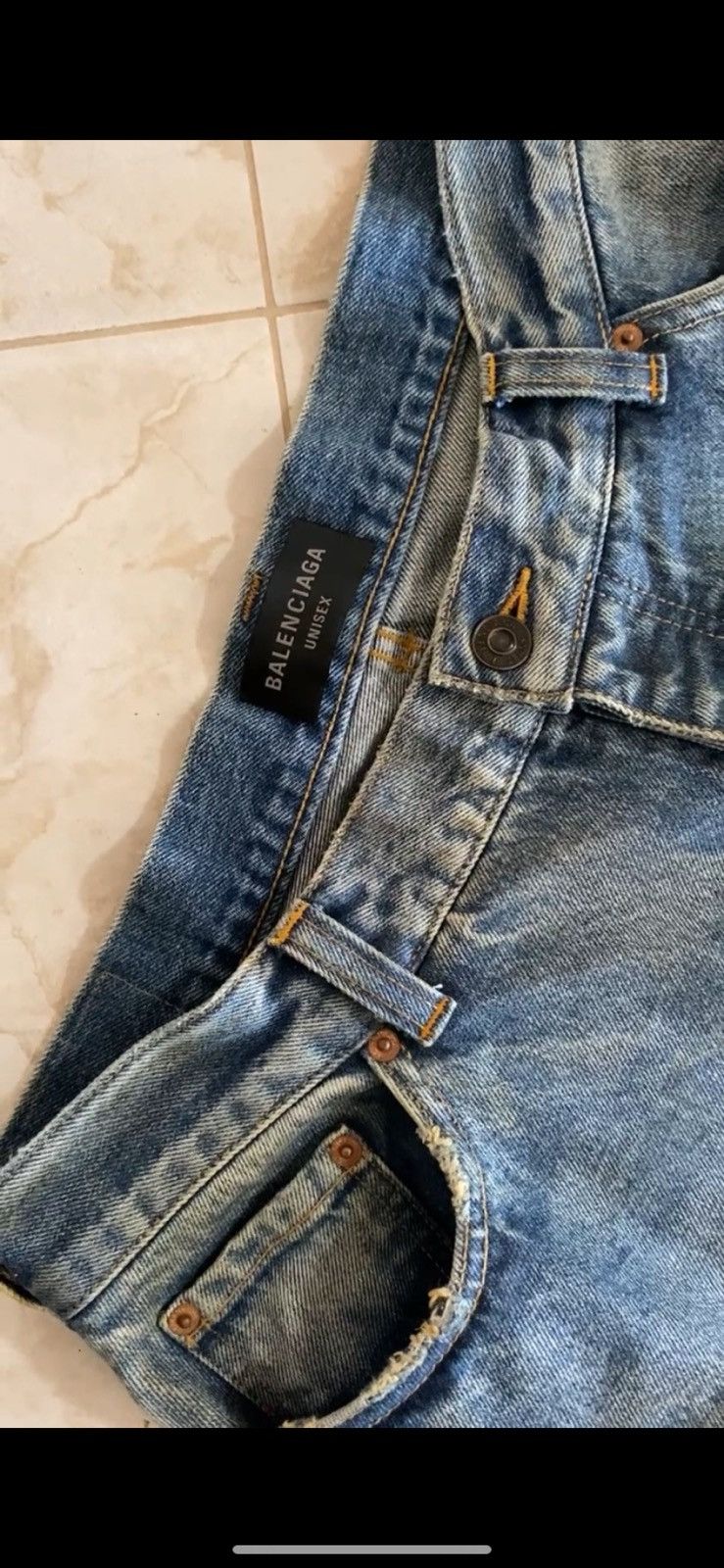Balenciaga Balenciaga Waxed baggy jean Size US 34 / EU 50 - 4 Thumbnail