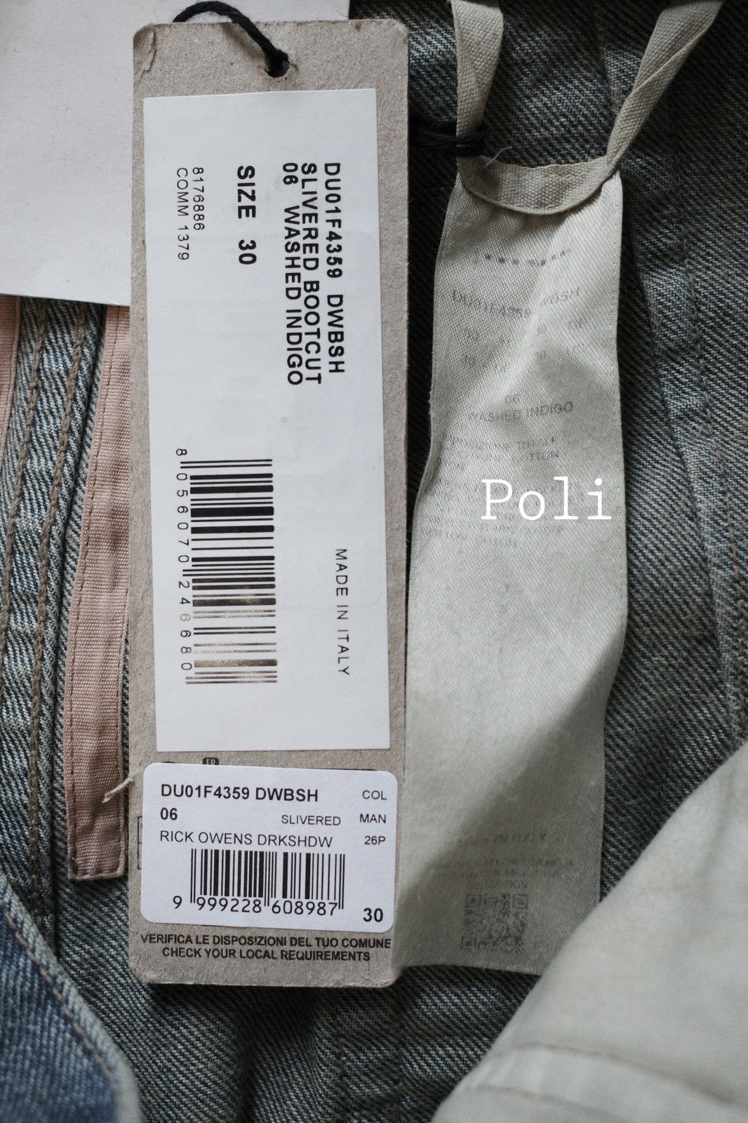 Rick Owens RICK OWENS SLIVERED BOLAN Size US 30 / EU 46 - 5 Thumbnail