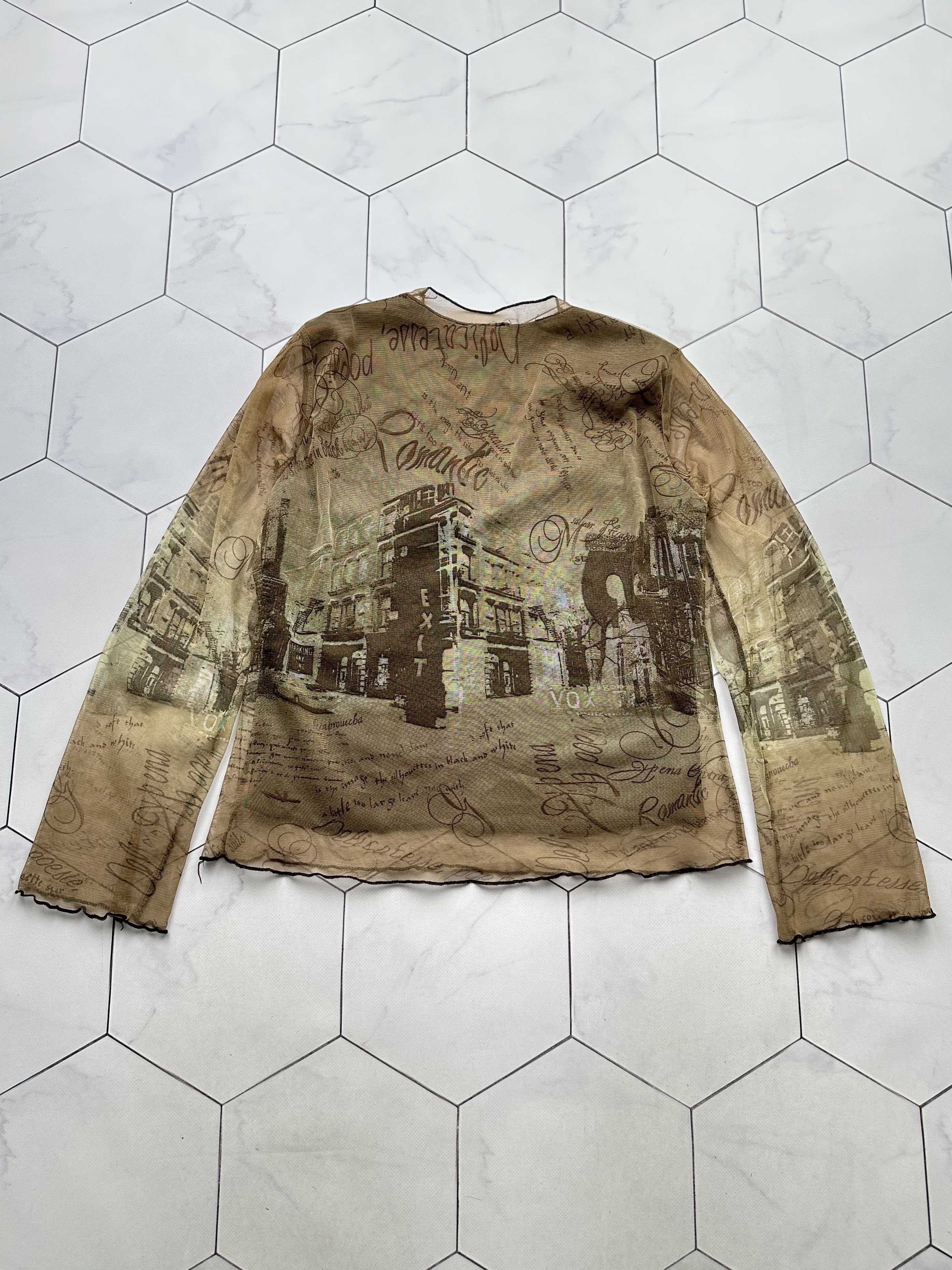 Vintage Patrice Break Mesh Long Sleeve (B74)E2 Size M / US 6-8 / IT 42-44 - 8 Thumbnail