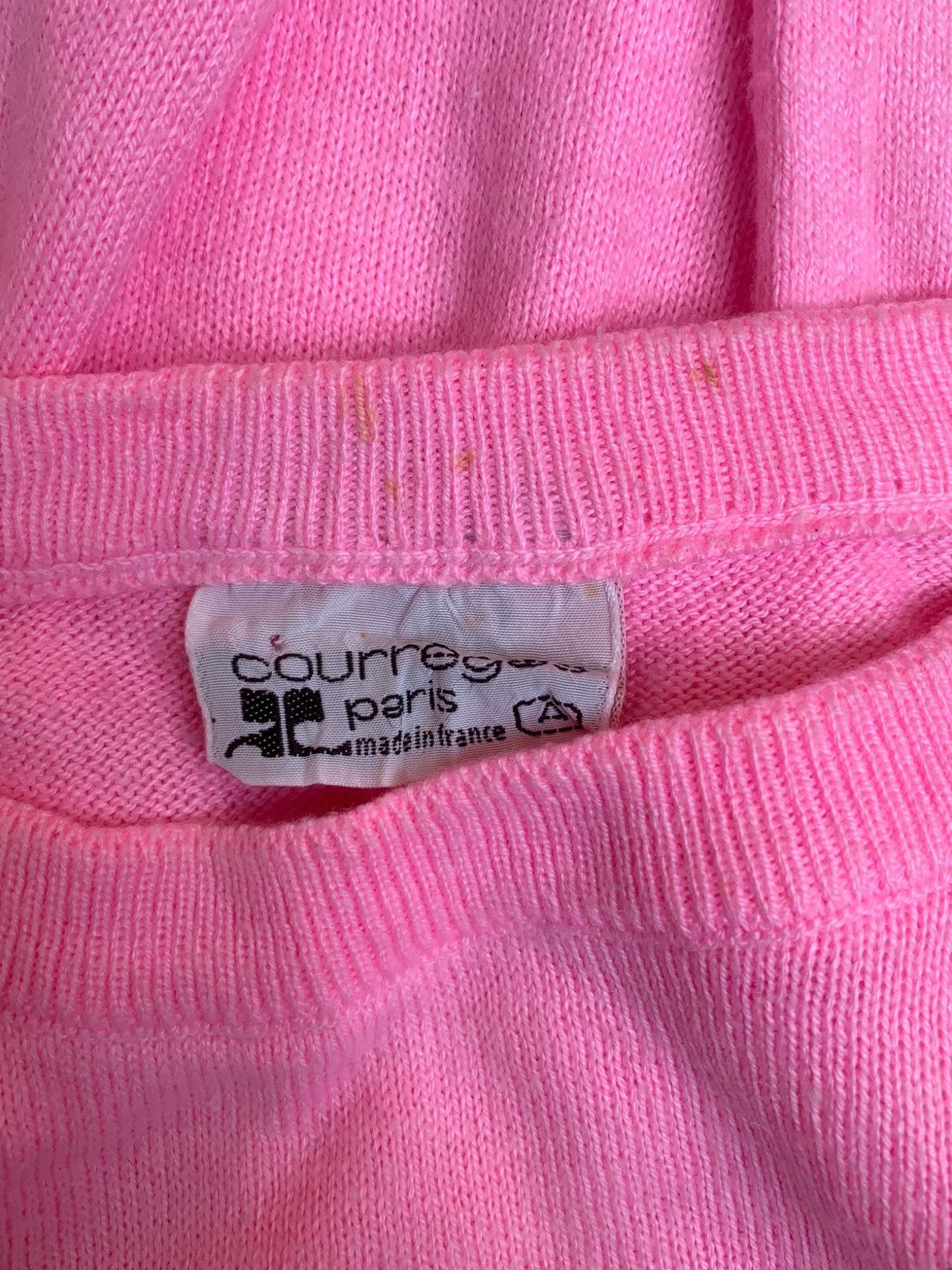 Courreges × Designer × Vintage VTG Courreges France sweatshirt Size XS / US 0-2 / IT 36-38 - 8 Thumbnail
