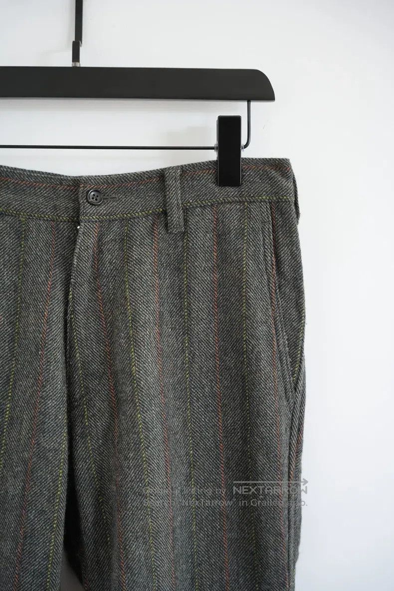 Comme des Garcons Comme des Garcons size S Striped Coarse Tweed Slacks Size US 27 - 3 Thumbnail