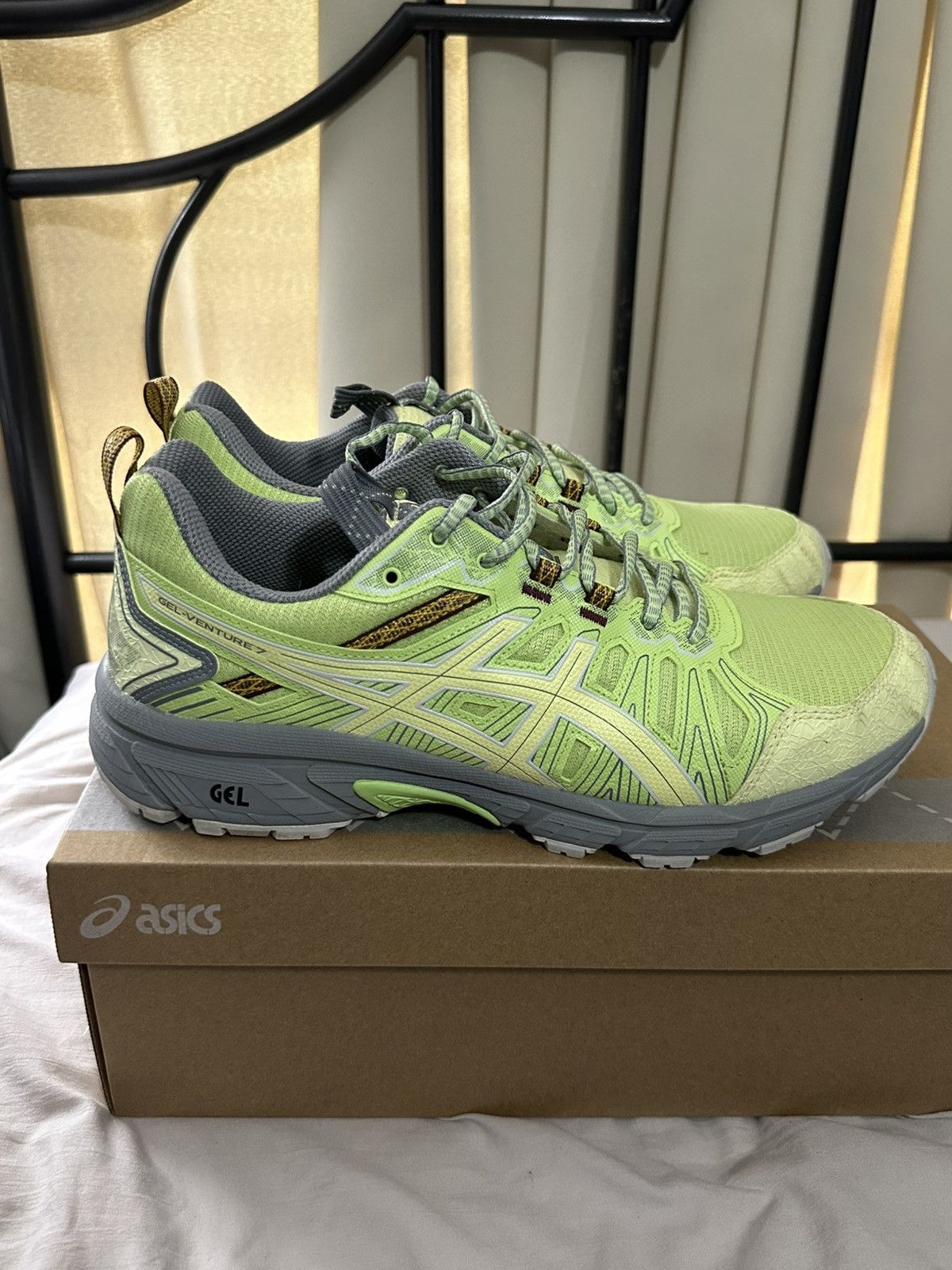 Asics × Kiko Kostadinov HN1-S Gel-Venture 7 Lime Green Size US 10 / EU 43 - 1 Thumbnail