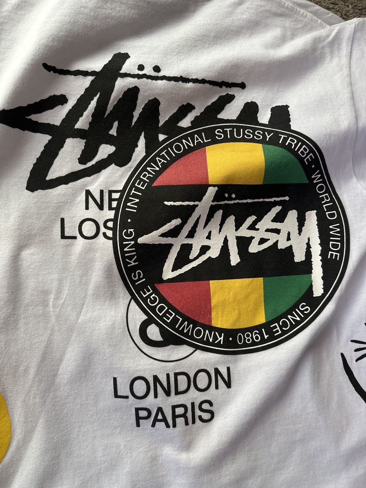 Cactus Plant Flea Market  Stussy Stussy x Cactus Plant Flea Market USA  2019 Tee | Grailed