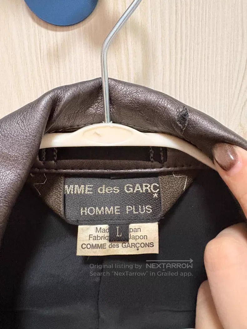 Comme des Garcons Comme Des Garcons Pleated leather jacket Size US L / EU 52-54 / 3 - 3 Thumbnail