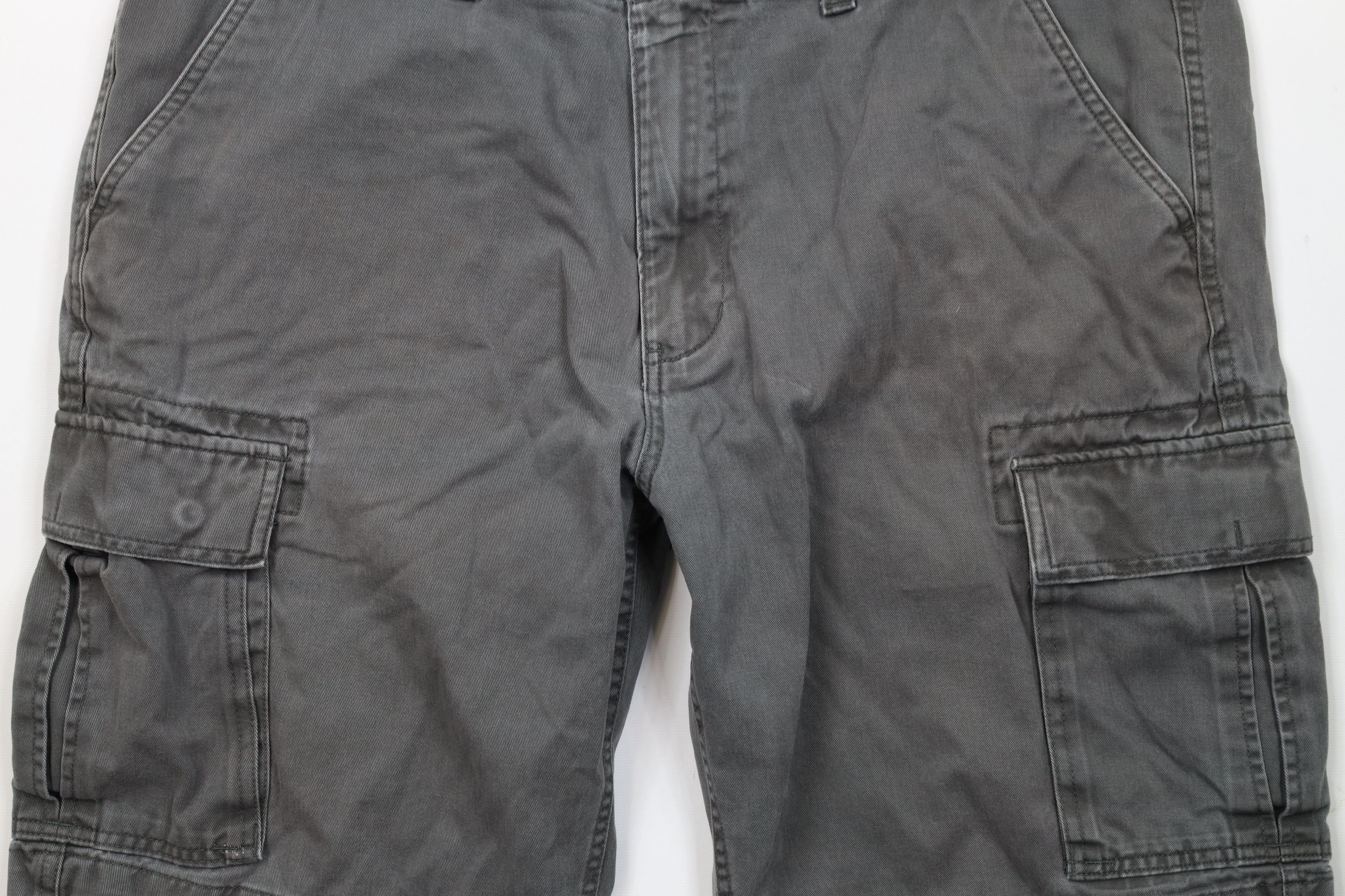 Eddie Bauer × Vintage Vintage Eddie Bauer Heavyweight Pigment Dye Cargo Shorts Size US 40 / EU 56 - 3 Thumbnail