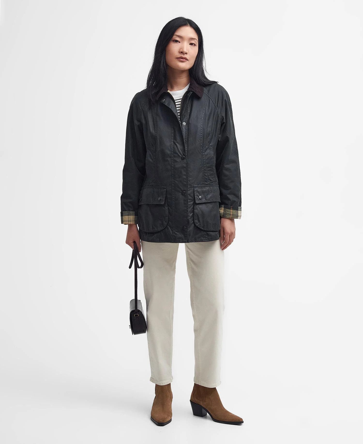 Barbour Barbour Beadnell Wax Jacket Size M / US 6-8 / IT 42-44 - 3 Thumbnail